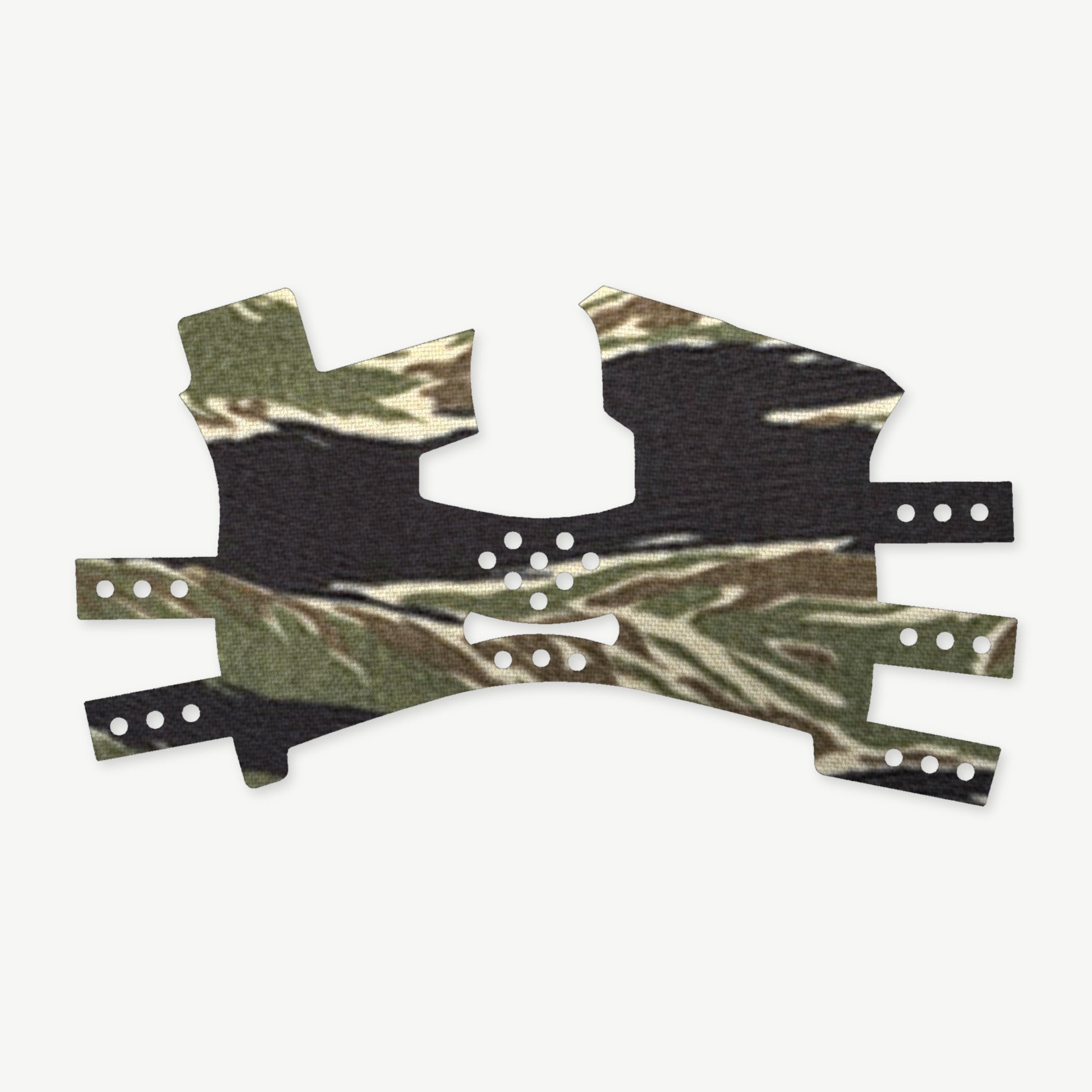 Grip Kit for Smith & Wesson Bodyguard - die-cut Cordura 1000D kit pieces in Tiger Stripe (Green/Black) - Combat Textiles