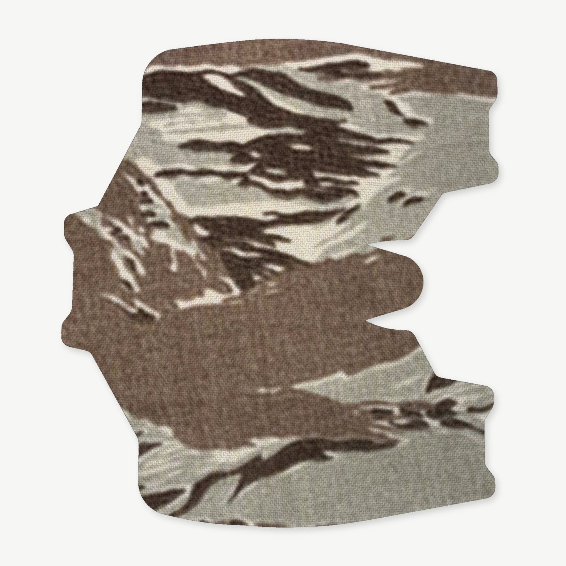 Stock Wrap Kit for A*B Arms Urban Sniper Stock (USS/X/XDE) - die-cut Cordura 1000D kit pieces in Tiger Stripe (ABU) - Combat Textiles
