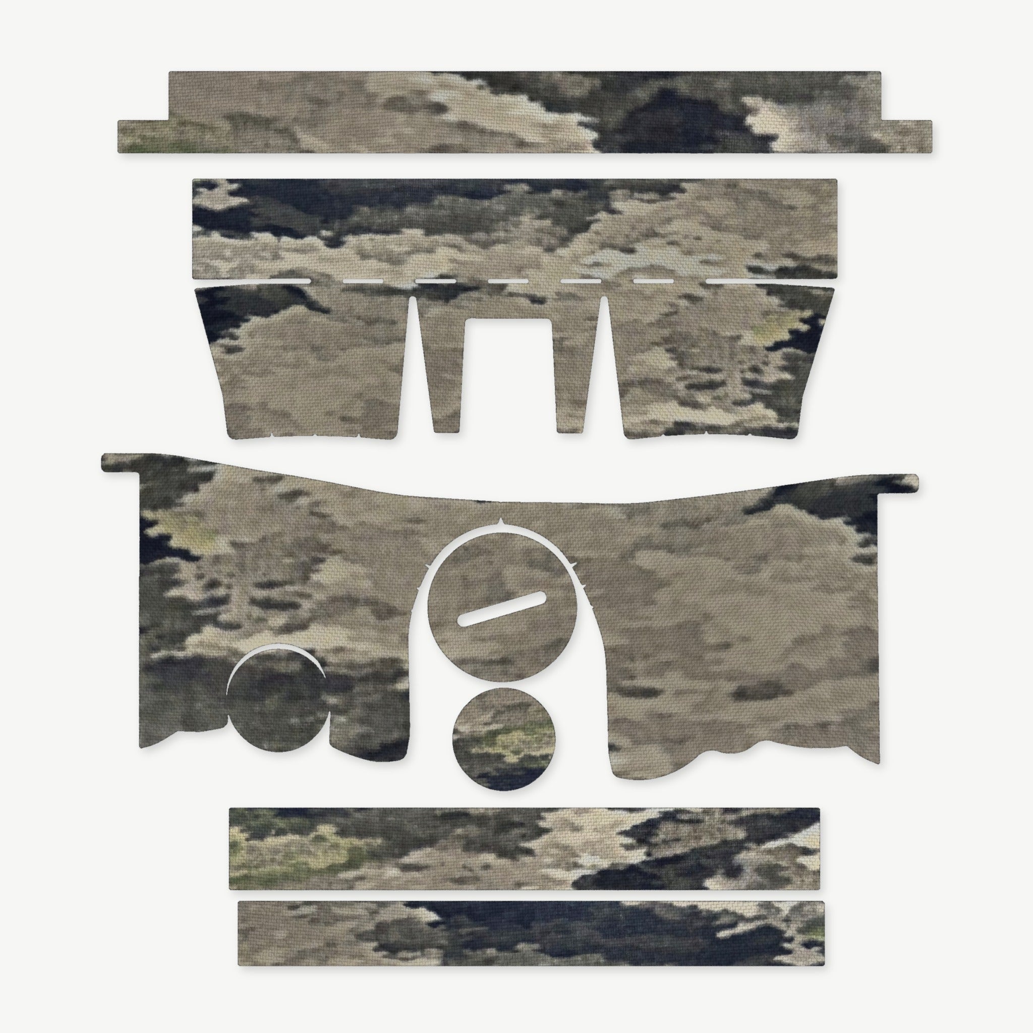 Optic Wrap Kit for Primary Arms SLx 5x36mm Gen III Prism Scope - die-cut Cordura 1000D kit pieces in A-TACS iX - Combat Textiles