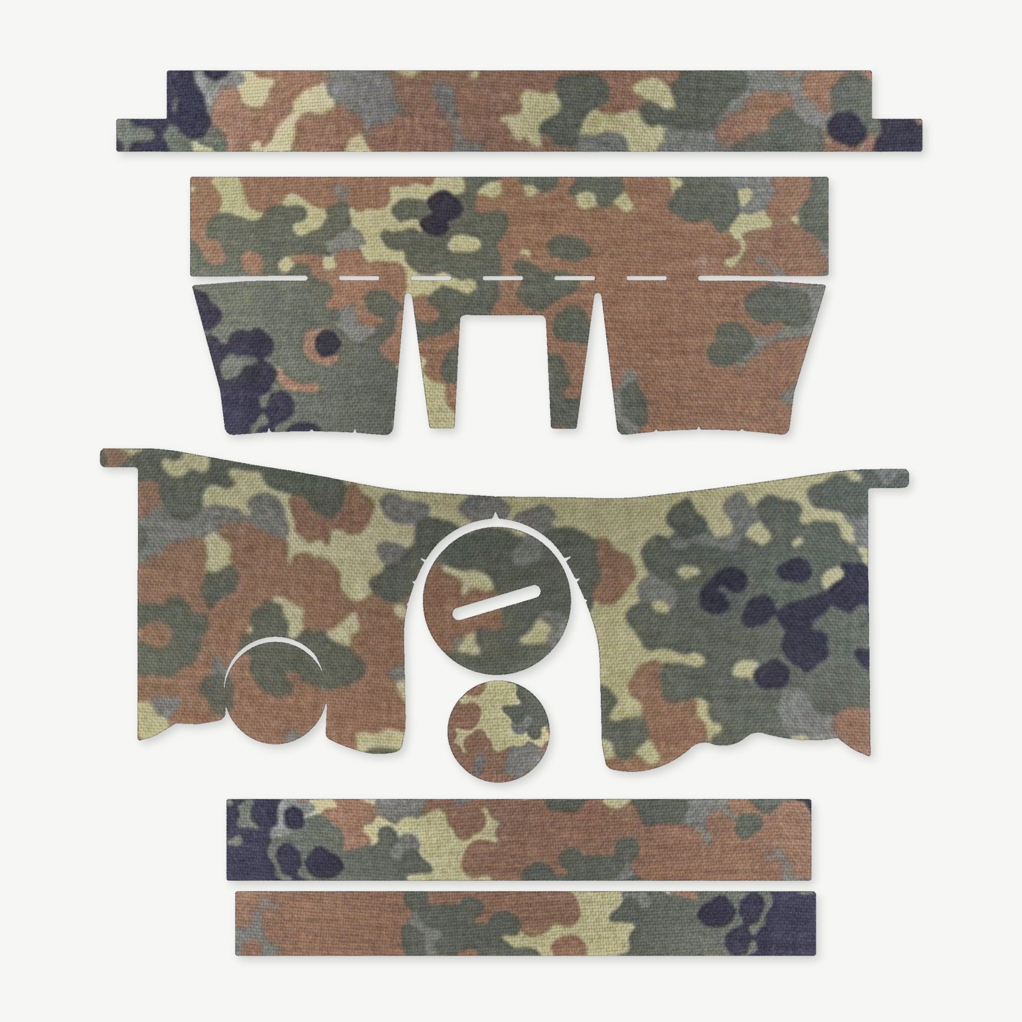 Optic Wrap Kit for Primary Arms SLx 5x36mm Gen III Prism Scope - die-cut Cordura 1000D kit pieces in Flecktarn - Combat Textiles