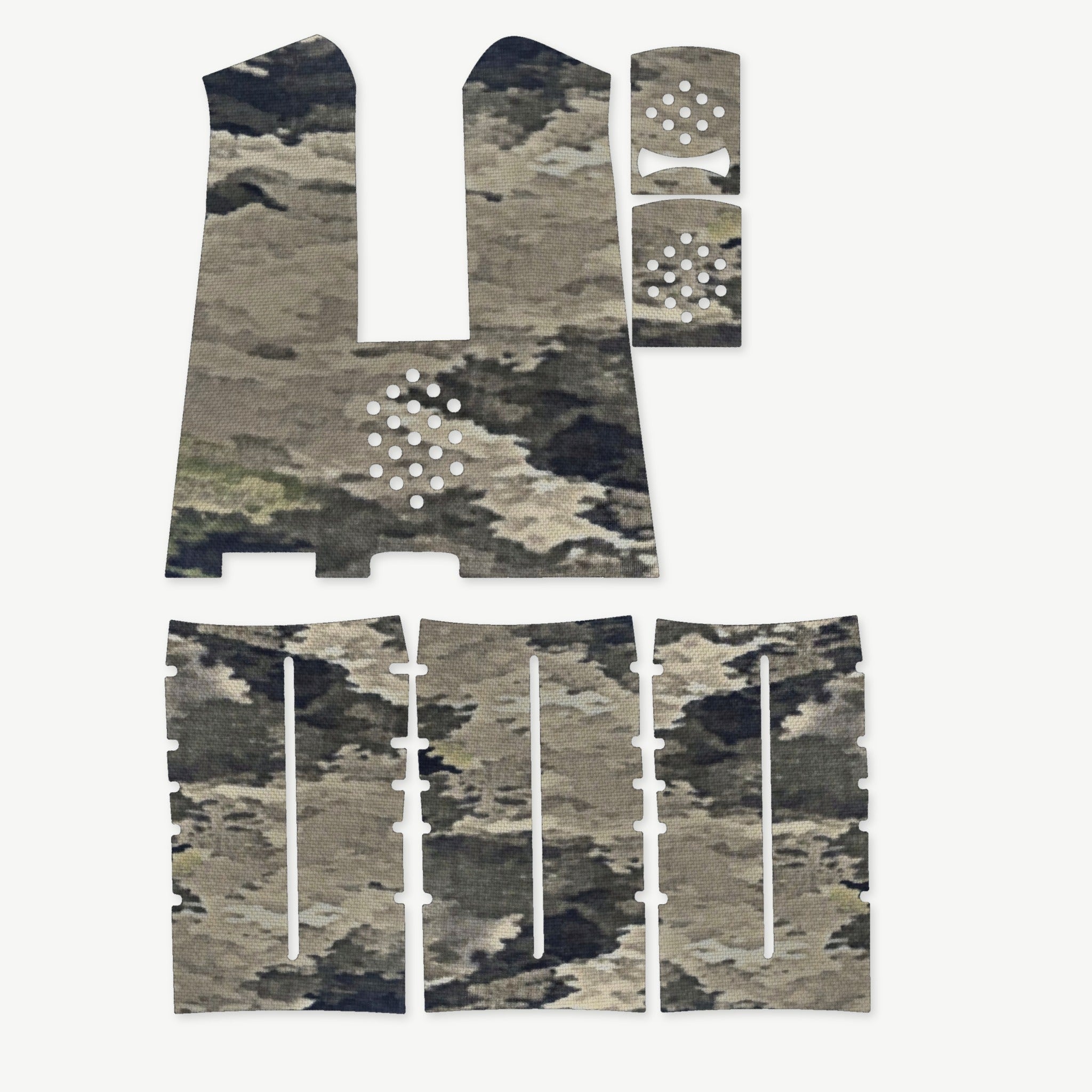 Grip Kit for Magpul MIAD Gen 1.1 - die-cut Cordura 1000D kit pieces in A-TACS iX - Combat Textiles