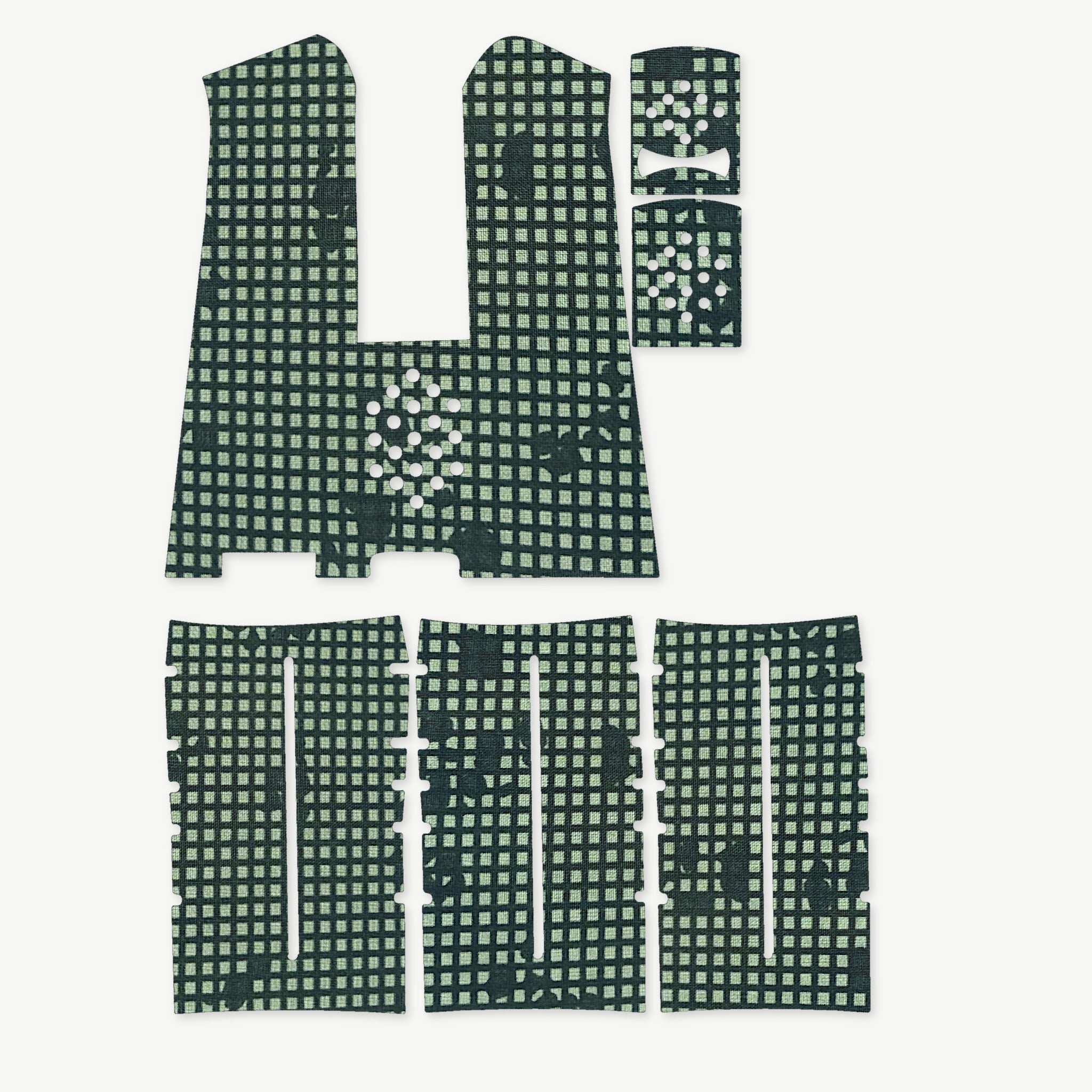 Grip Kit for Magpul MIAD Gen 1.1 - die-cut Cordura 1000D kit pieces in Desert Night Camo - Combat Textiles