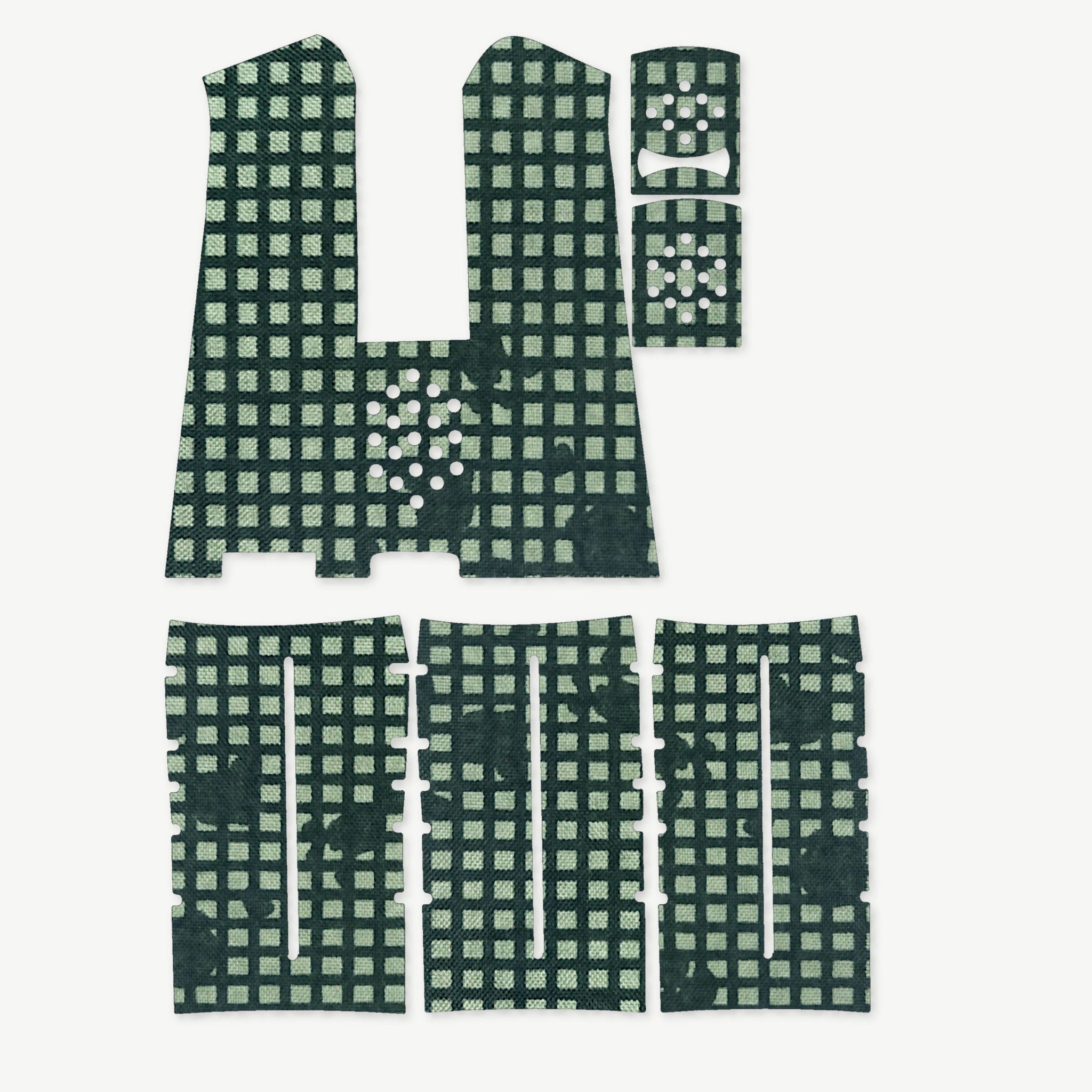 Grip Kit for Magpul MIAD Gen 1.1 - die-cut Cordura 1000D kit pieces in Desert Night Camo - Combat Textiles