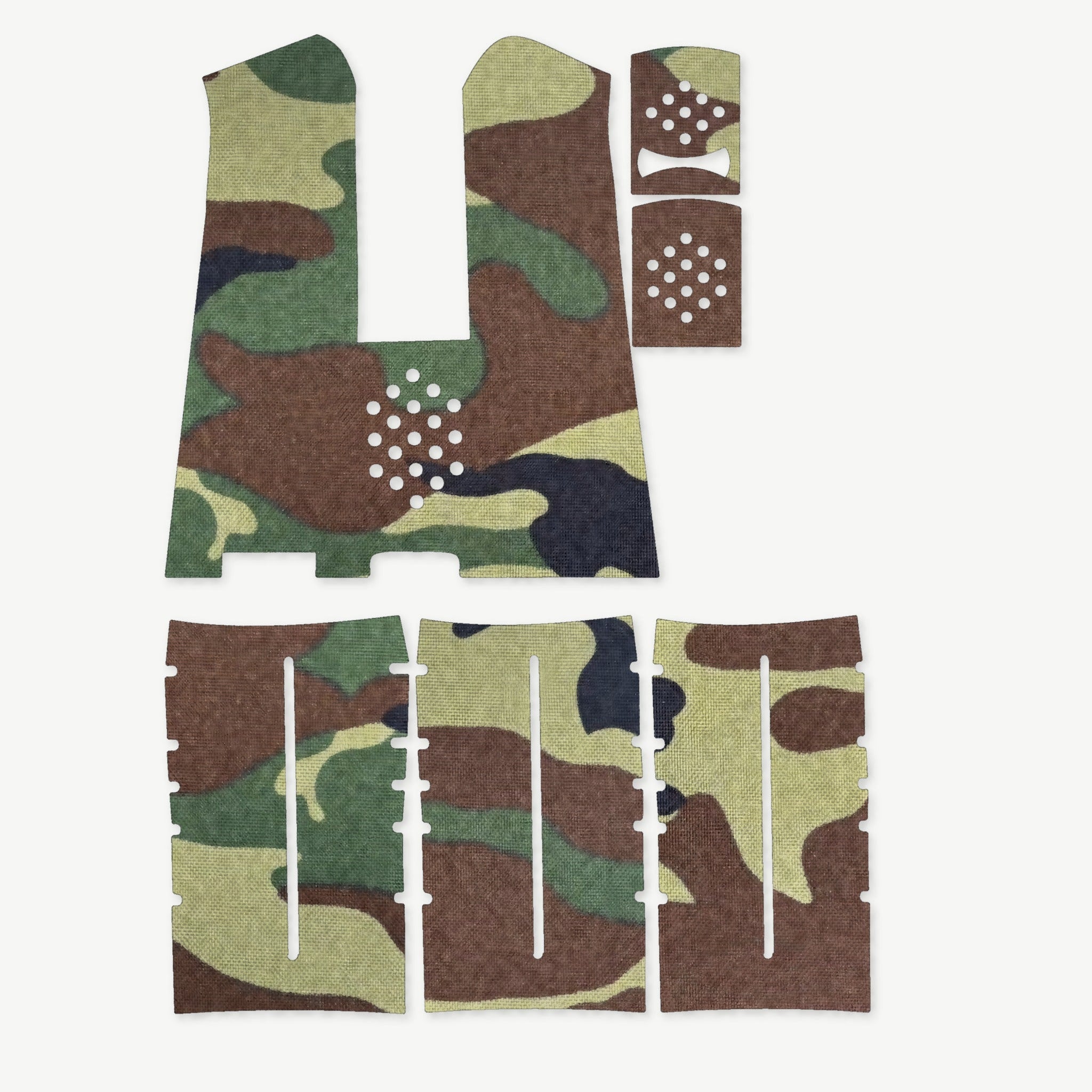Grip Kit for Magpul MIAD Gen 1.1 - die-cut Cordura 1000D kit pieces in M81 Woodland - Combat Textiles