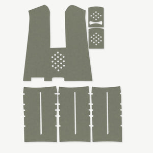Grip Kit for Magpul MIAD Gen 1.1 - die-cut Cordura 1000D kit pieces in OD Green - Combat Textiles