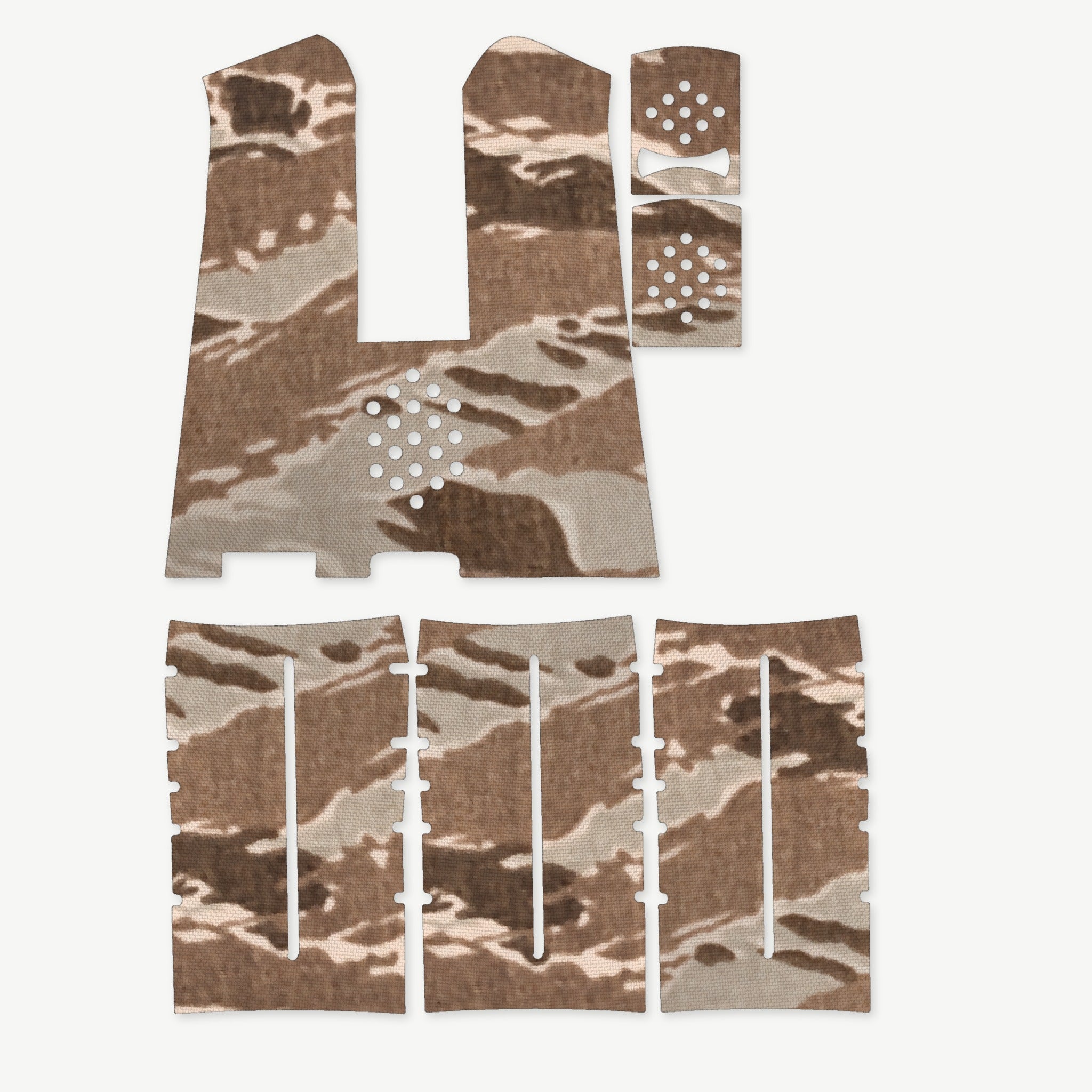 Grip Kit for Magpul MIAD Gen 1.1 - die-cut Cordura 1000D kit pieces in Tiger Stripe (Desert) - Combat Textiles