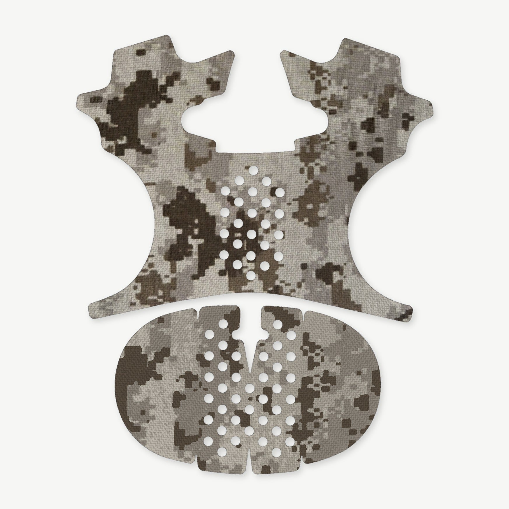 Grip Kit for Smith & Wesson CSX - die-cut Cordura 1000D kit pieces in ACU (Desert) - Combat Textiles