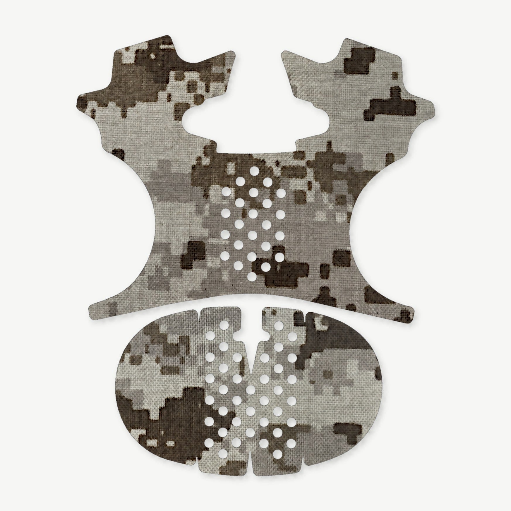 Grip Kit for Smith & Wesson CSX - die-cut Cordura 1000D kit pieces in ACU (Desert) - Combat Textiles