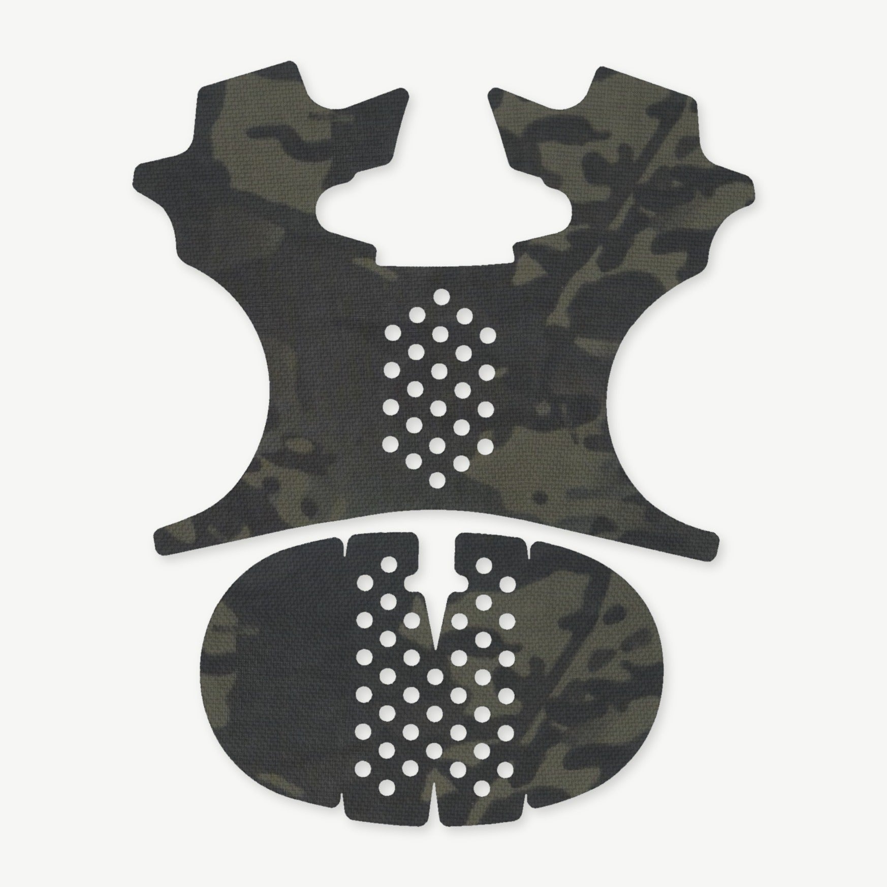 Grip Kit for Smith & Wesson CSX - die-cut Cordura 1000D kit pieces in MultiCam Black - Combat Textiles