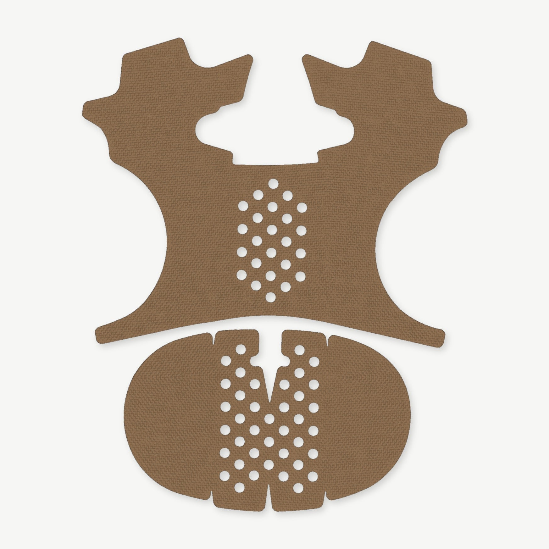 Grip Kit for Smith & Wesson CSX - die-cut Cordura 1000D kit pieces in Coyote - Combat Textiles