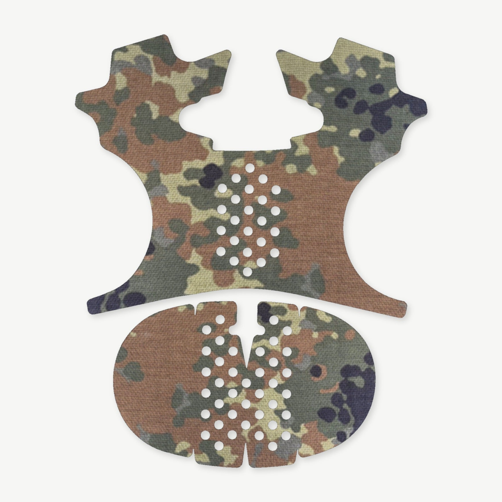 Grip Kit for Smith & Wesson CSX - die-cut Cordura 1000D kit pieces in Flecktarn - Combat Textiles
