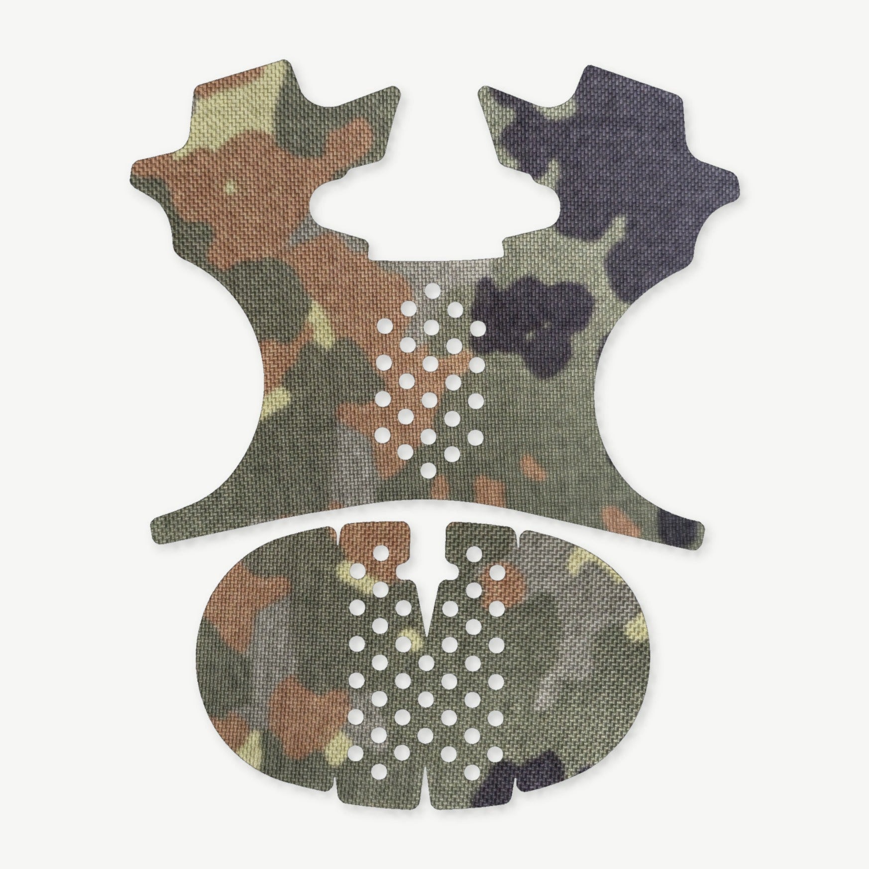 Grip Kit for Smith & Wesson CSX - die-cut Cordura 1000D kit pieces in Flecktarn - Combat Textiles