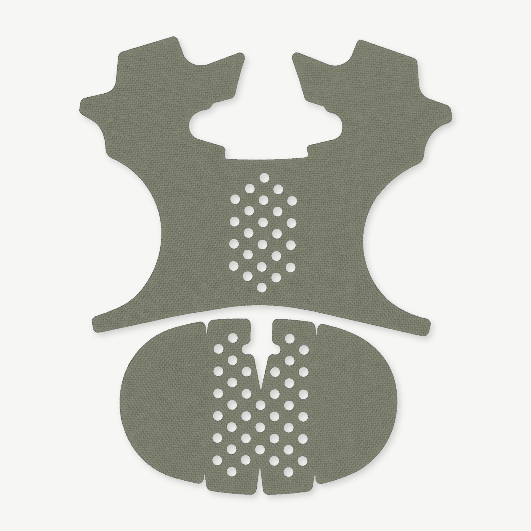 Grip Kit for Smith & Wesson CSX - die-cut Cordura 1000D kit pieces in OD Green - Combat Textiles