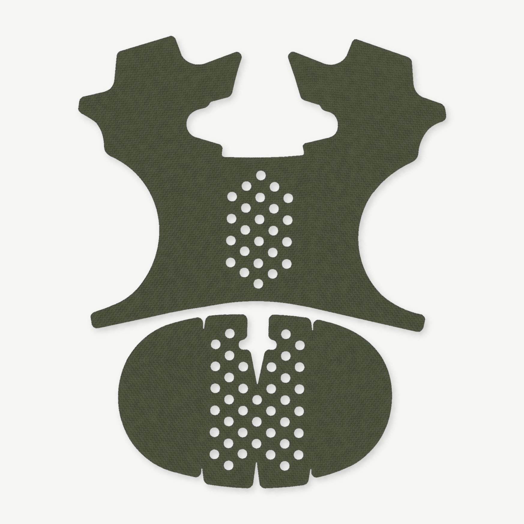 Grip Kit for Smith & Wesson CSX - die-cut Cordura 1000D kit pieces in OD Green - Combat Textiles