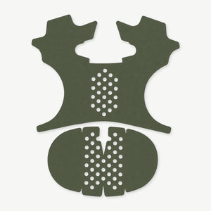 Grip Kit for Smith & Wesson CSX - die-cut Cordura 1000D kit pieces in Ranger Green - Combat Textiles