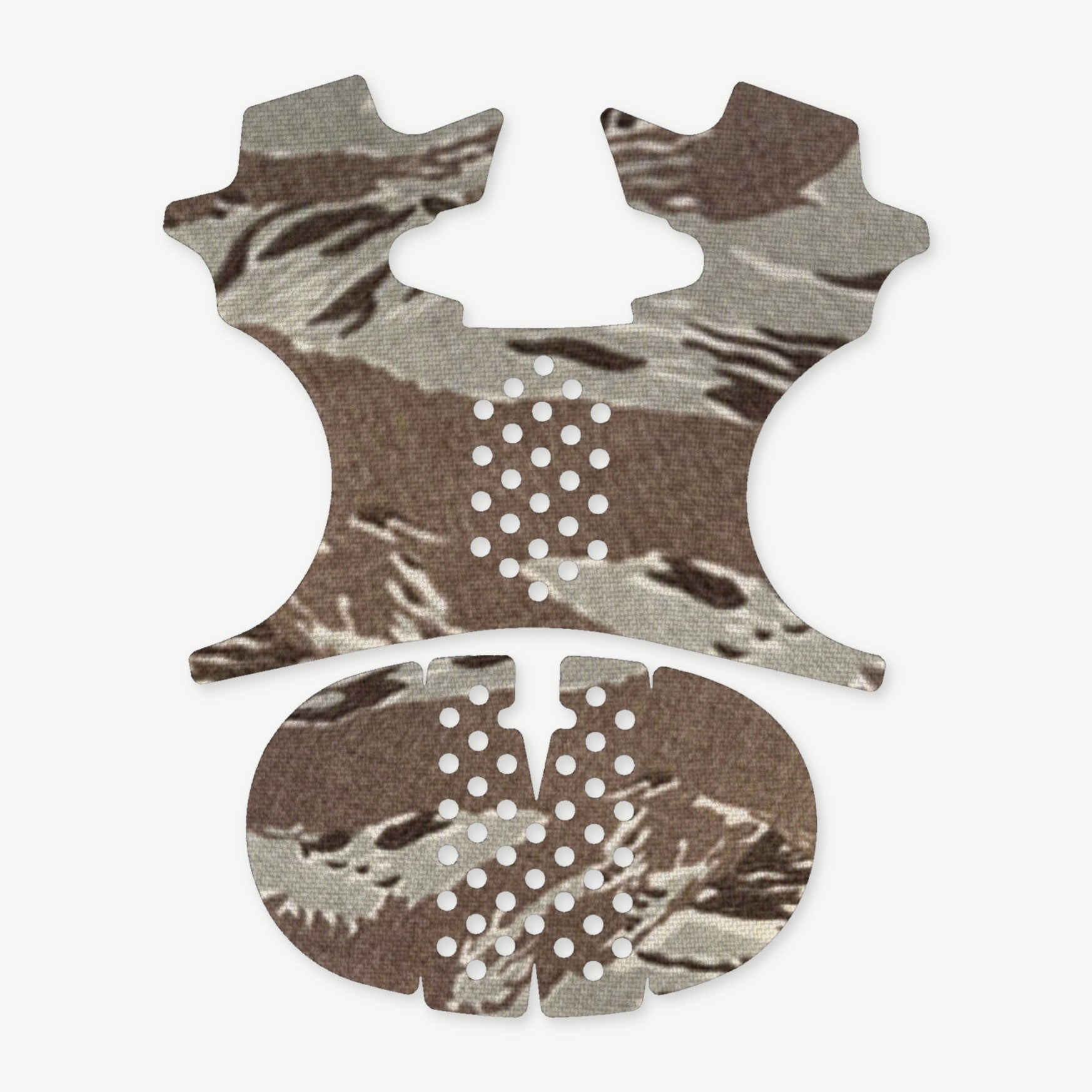 Grip Kit for Smith & Wesson CSX - die-cut Cordura 1000D kit pieces in Tiger Stripe (ABU) - Combat Textiles