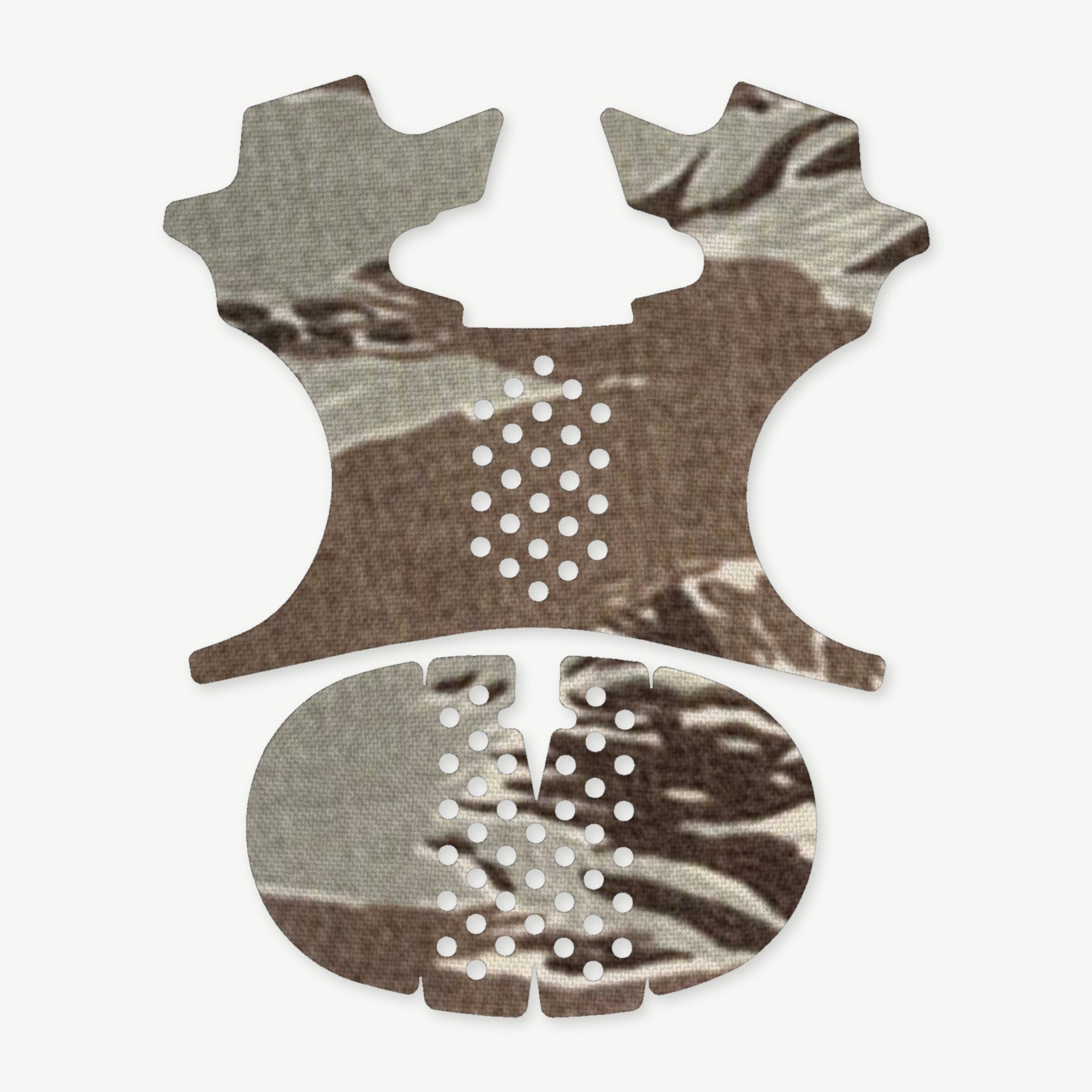 Grip Kit for Smith & Wesson CSX - die-cut Cordura 1000D kit pieces in Tiger Stripe (ABU) - Combat Textiles