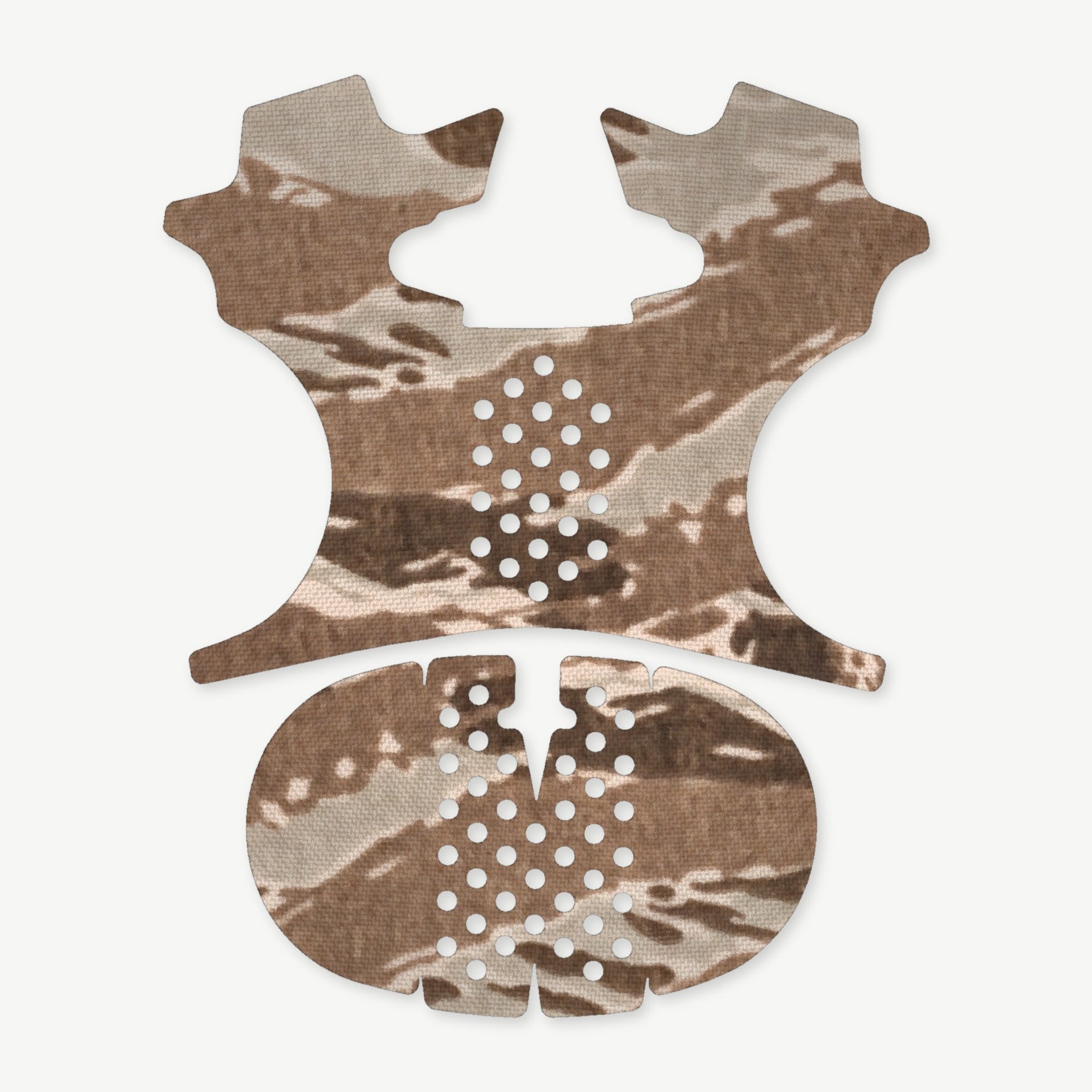 Grip Kit for Smith & Wesson CSX - die-cut Cordura 1000D kit pieces in Tiger Stripe (Desert) - Combat Textiles