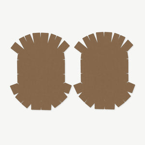 Ear Pro Wrap Kit for Walker’s Razor Slim (Passive) - die-cut Cordura 1000D kit pieces in Coyote - Combat Textiles