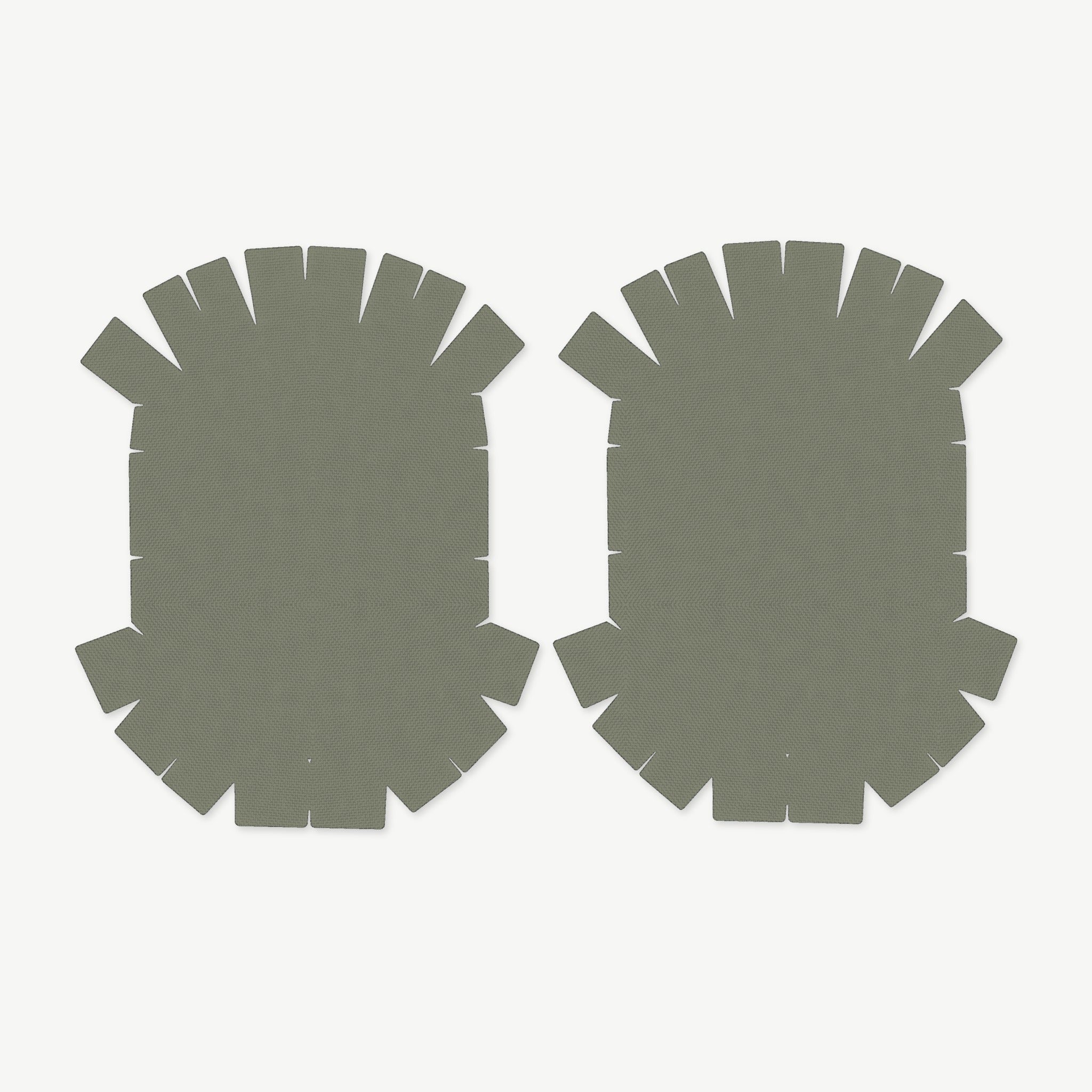 Ear Pro Wrap Kit for Walker’s Razor Slim (Passive) - die-cut Cordura 1000D kit pieces in OD Green - Combat Textiles