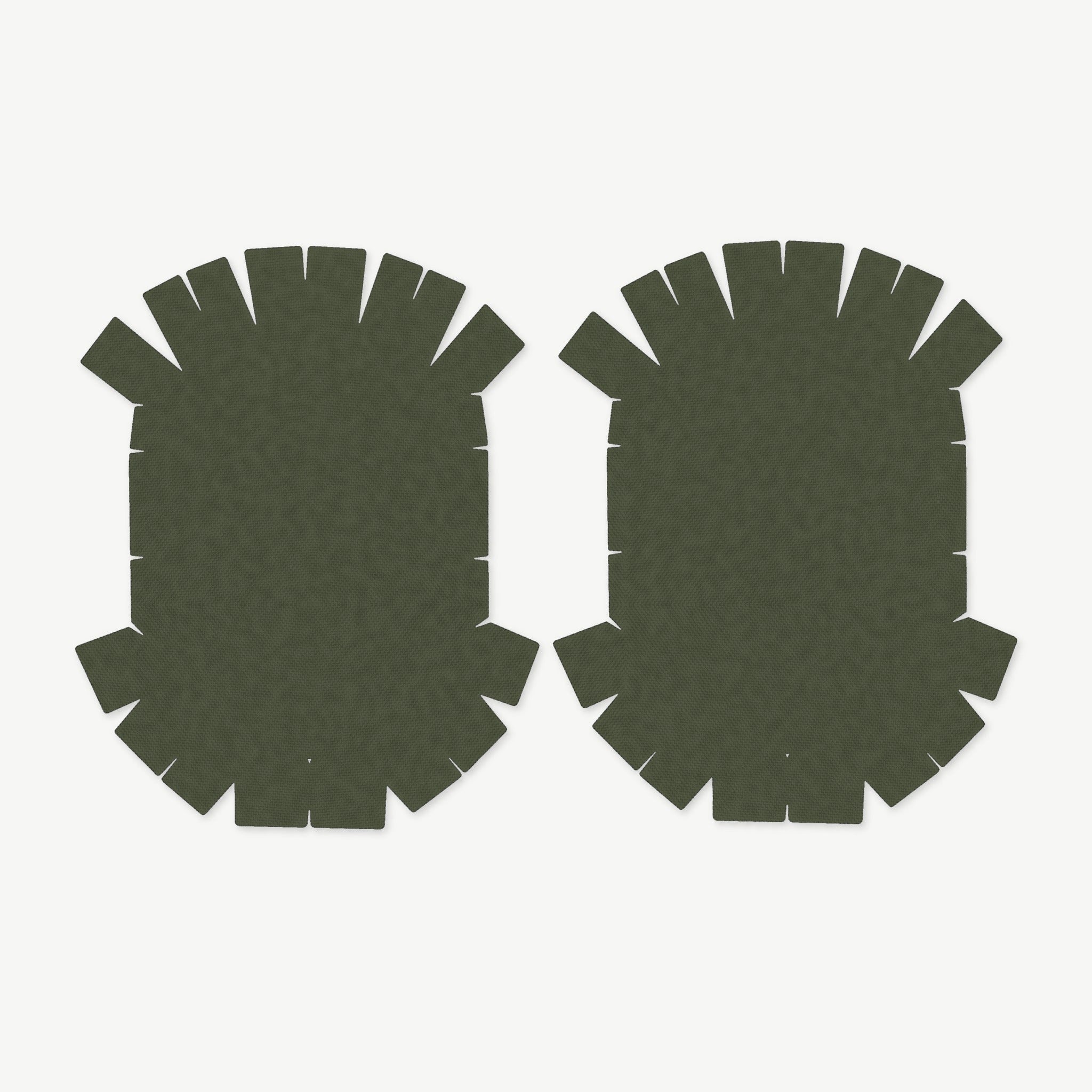 Ear Pro Wrap Kit for Walker’s Razor Slim (Passive) - die-cut Cordura 1000D kit pieces in OD Green - Combat Textiles