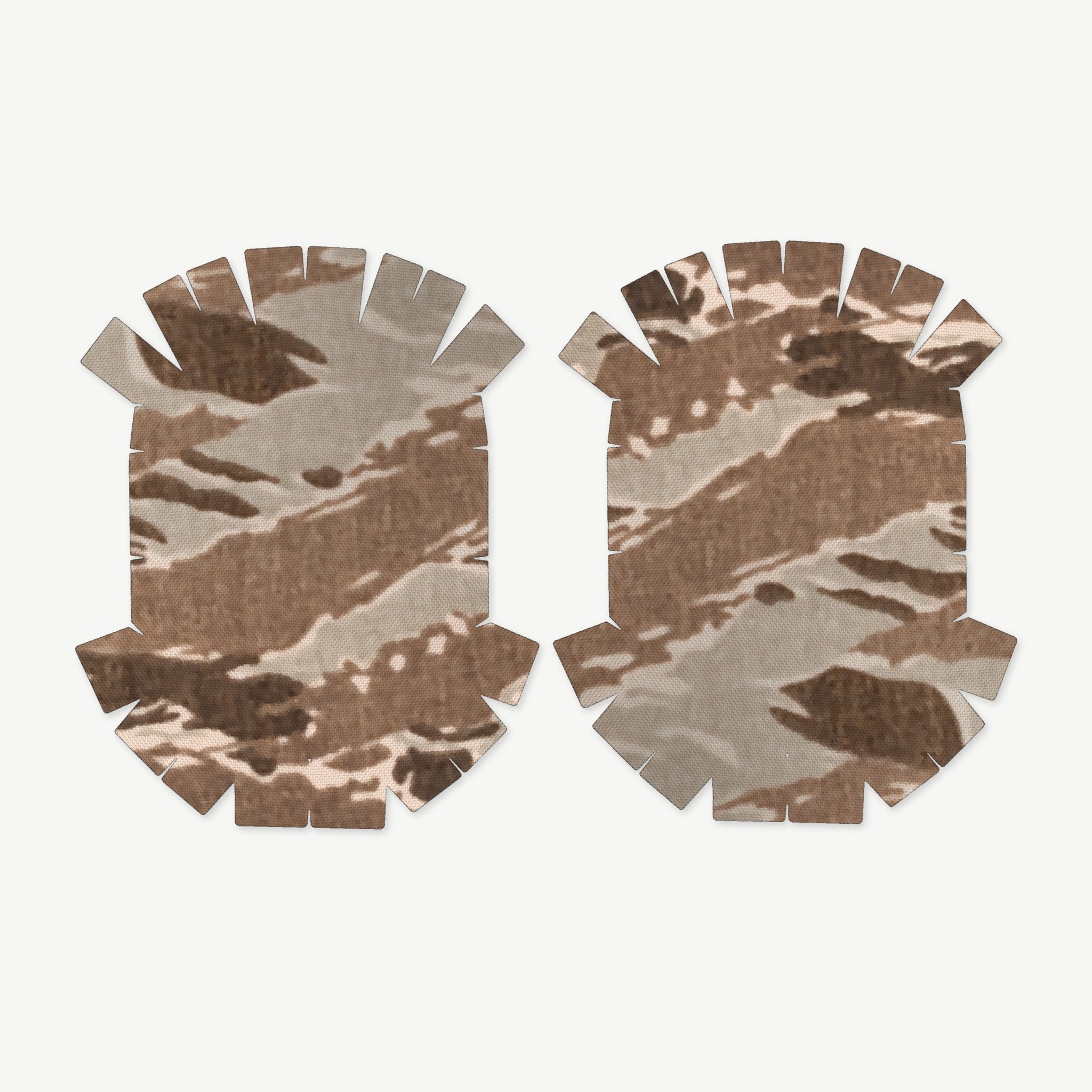 Ear Pro Wrap Kit for Walker’s Razor Slim (Passive) - die-cut Cordura 1000D kit pieces in Tiger Stripe (Desert) - Combat Textiles