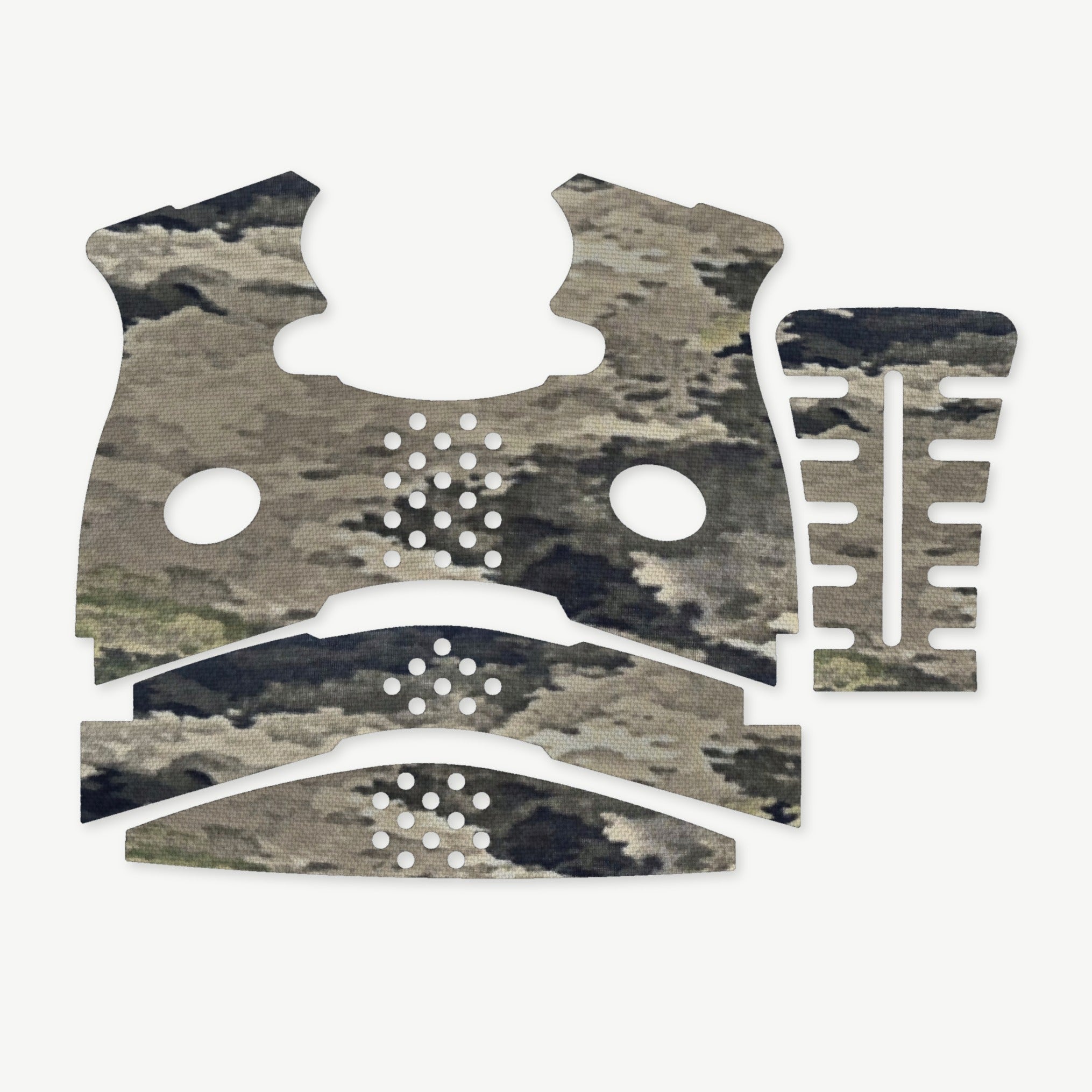 Grip Kit for FNS 9/40C - die-cut Cordura 1000D kit pieces in A-TACS iX - Combat Textiles