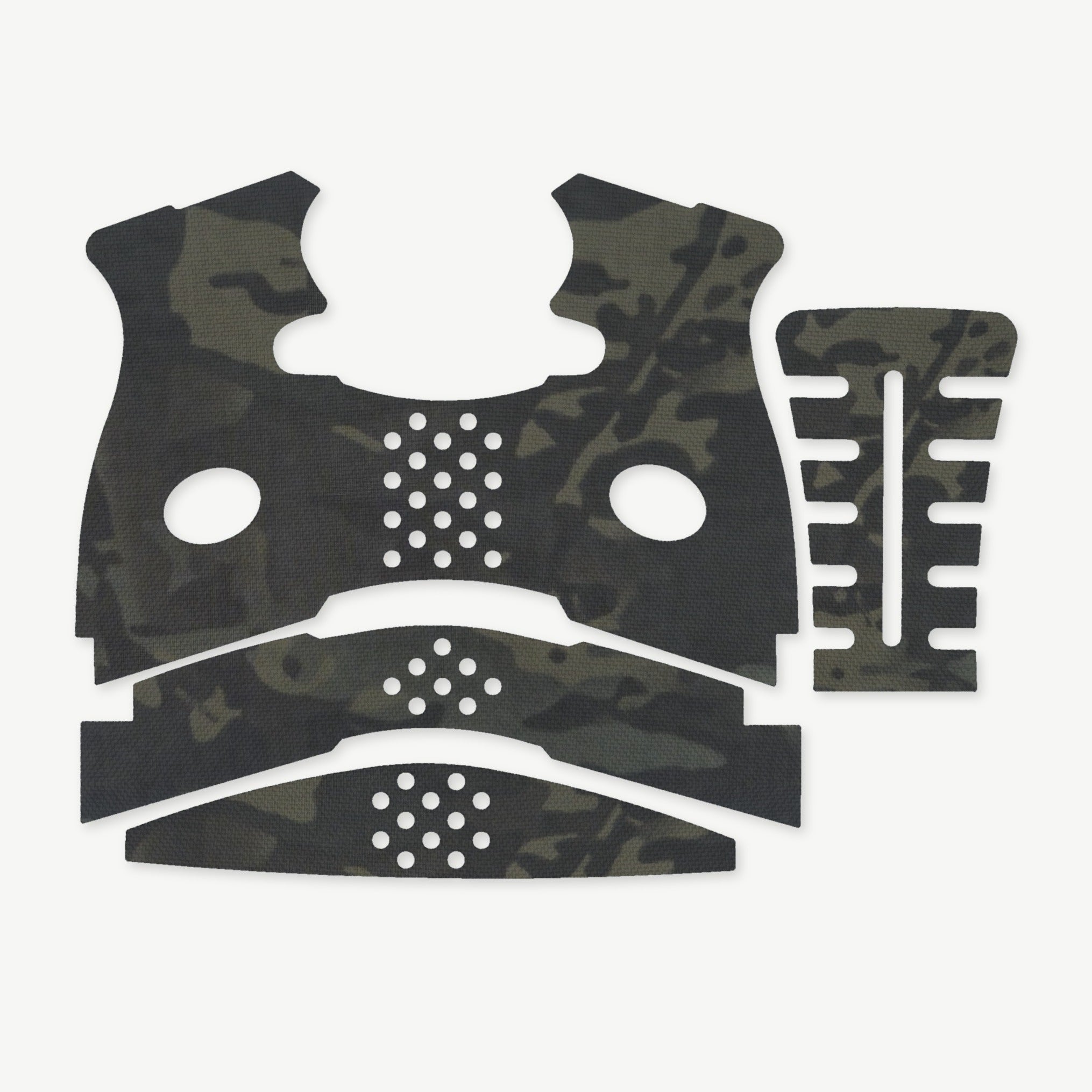 Grip Kit for FNS 9/40C - die-cut Cordura 1000D kit pieces in MultiCam Black - Combat Textiles