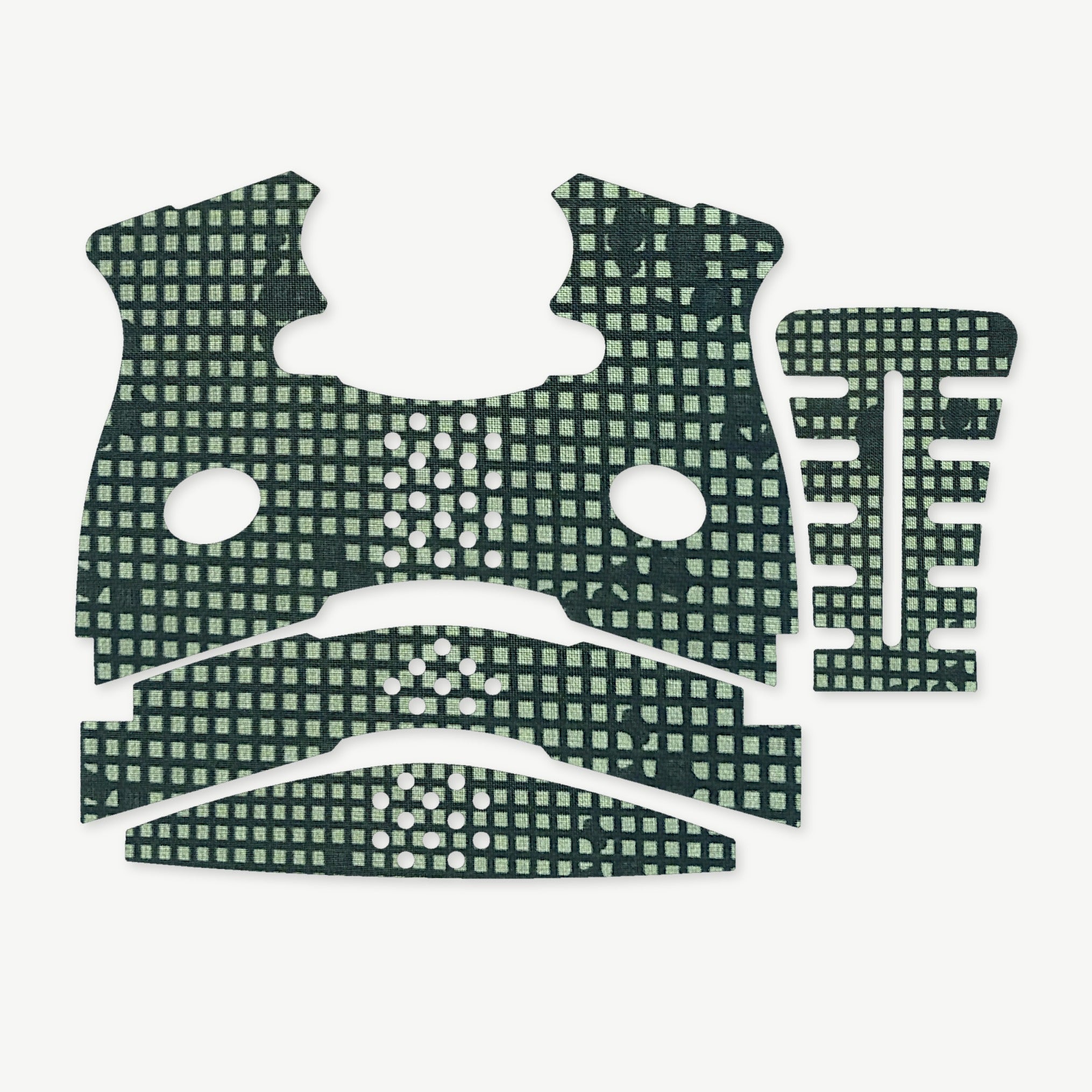 Grip Kit for FNS 9/40C - die-cut Cordura 1000D kit pieces in Desert Night Camo - Combat Textiles