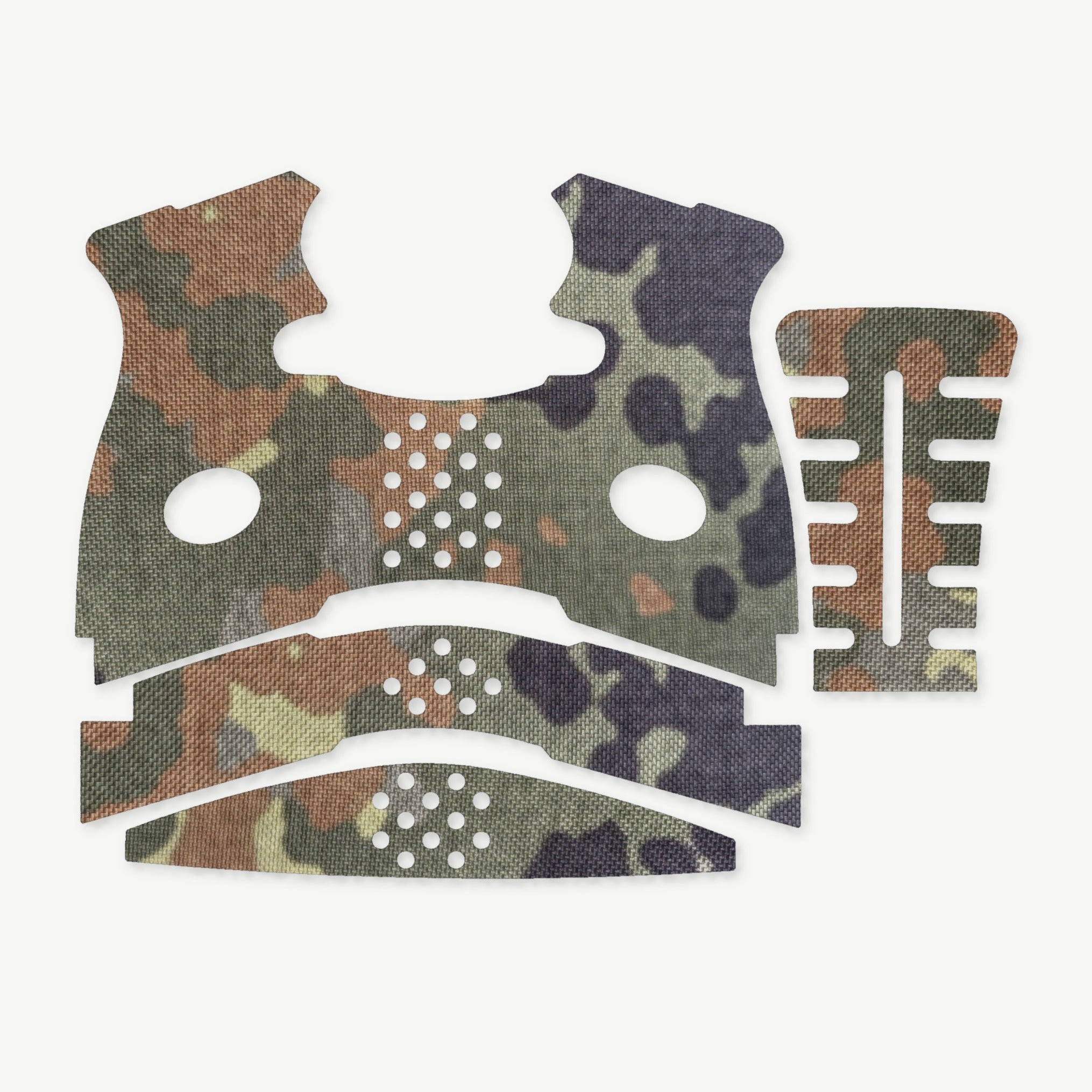 Grip Kit for FNS 9/40C - die-cut Cordura 1000D kit pieces in Flecktarn - Combat Textiles
