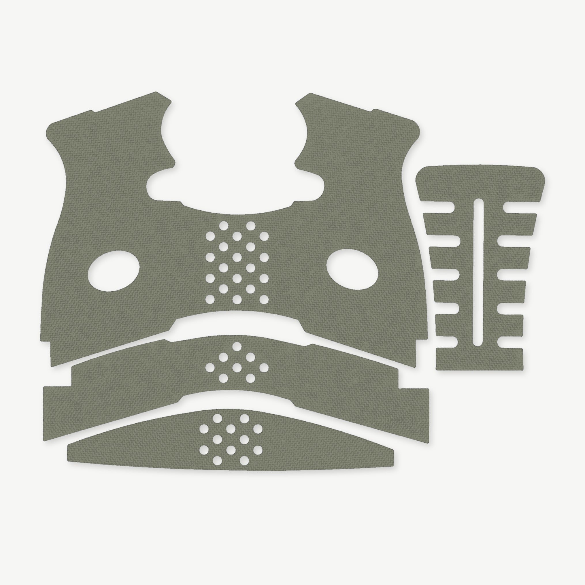 Grip Kit for FNS 9/40C - die-cut Cordura 1000D kit pieces in OD Green - Combat Textiles