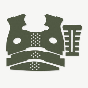 Grip Kit for FNS 9/40C - die-cut Cordura 1000D kit pieces in Ranger Green - Combat Textiles