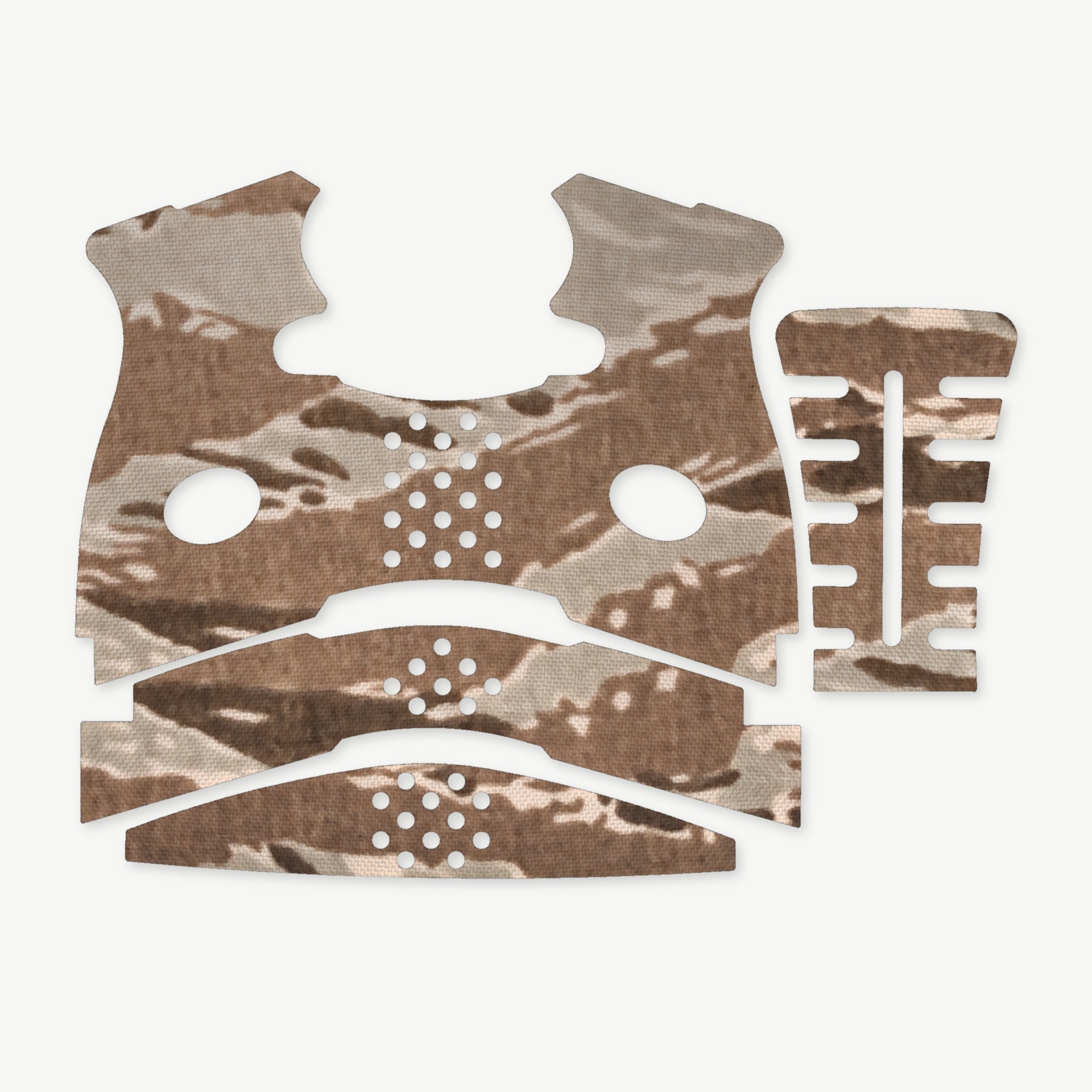 Grip Kit for FNS 9/40C - die-cut Cordura 1000D kit pieces in Tiger Stripe (Desert) - Combat Textiles