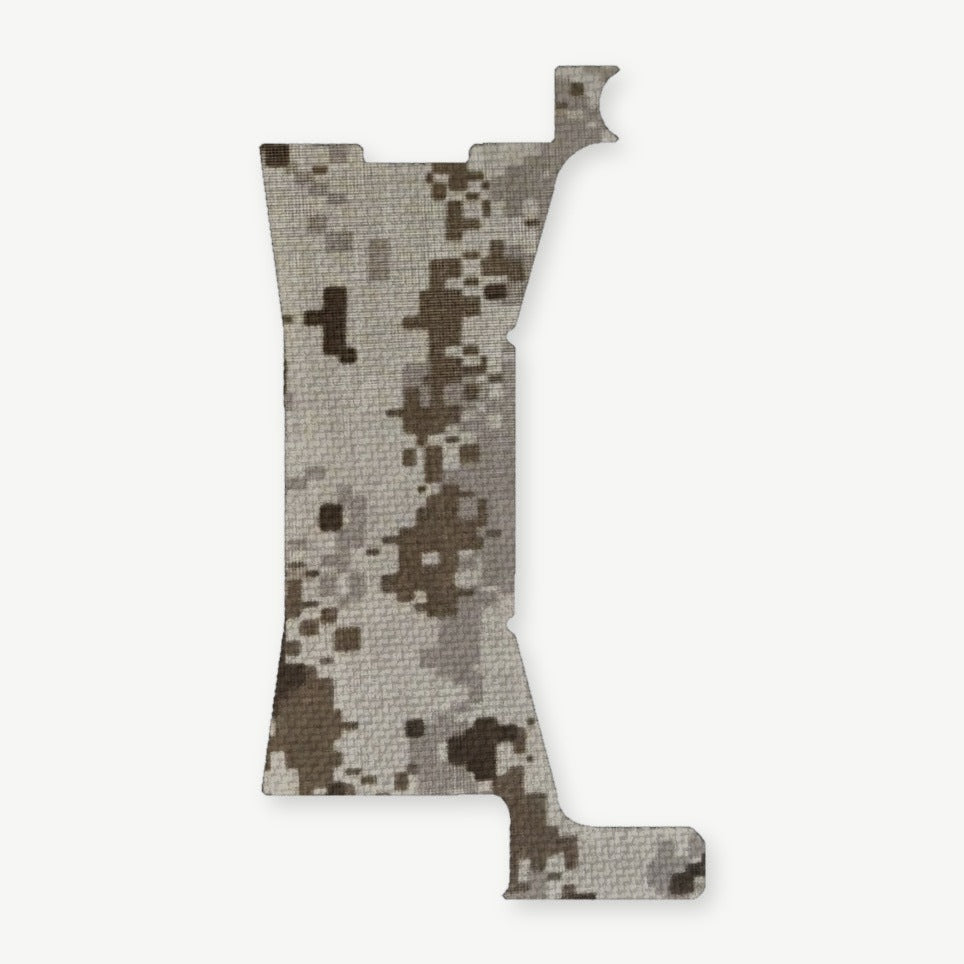 Optic Wrap Kit for OLIGHT OSIGHT K - die-cut Cordura 1000D kit pieces in ACU (Desert) - Combat Textiles