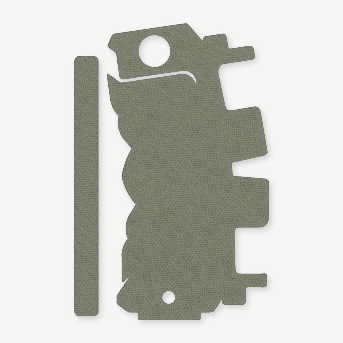Light Wrap Kit for Streamlight TLR-7 (side switch) - die-cut Cordura 1000D kit pieces in OD Green - Combat Textiles