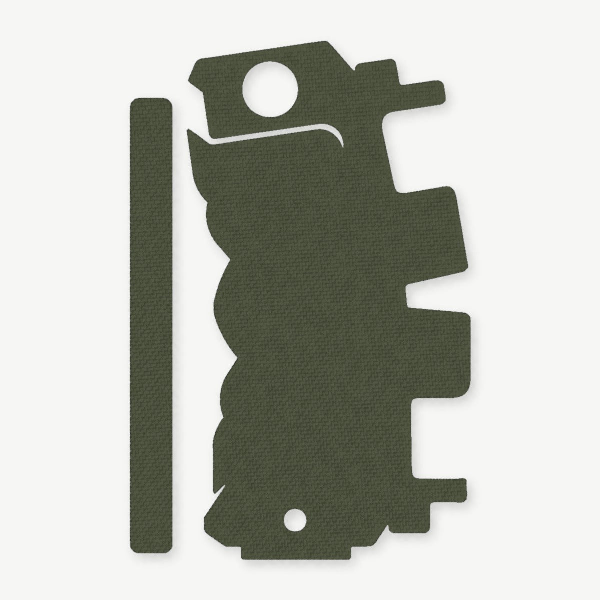 Light Wrap Kit for Streamlight TLR-7 (side switch) - die-cut Cordura 1000D kit pieces in OD Green - Combat Textiles