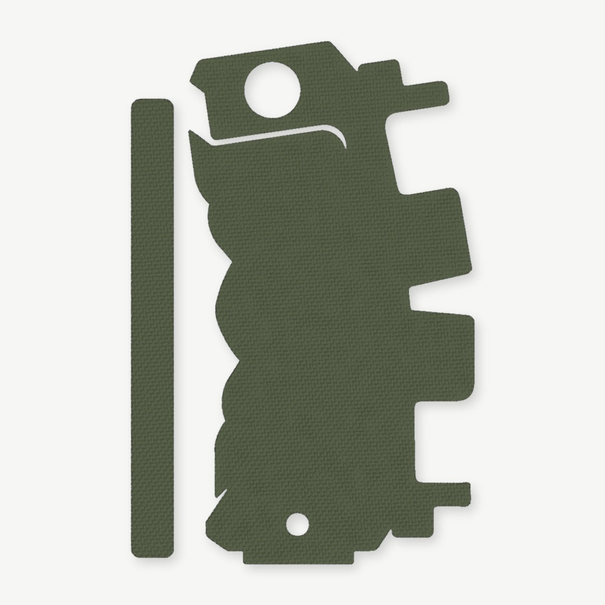 Light Wrap Kit for Streamlight TLR-7 (side switch) - die-cut Cordura 1000D kit pieces in Ranger Green - Combat Textiles
