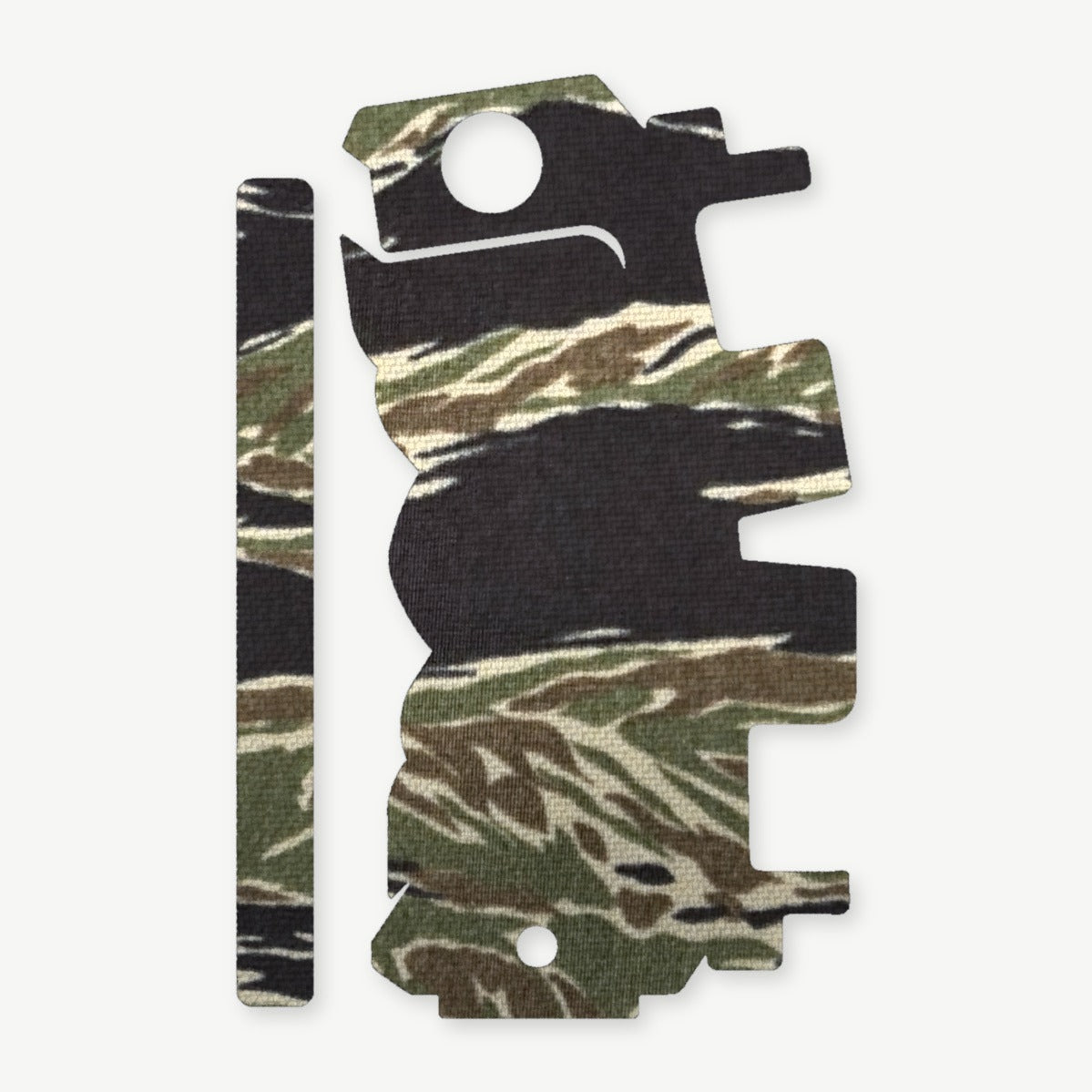 Light Wrap Kit for Streamlight TLR-7 (side switch) - die-cut Cordura 1000D kit pieces in Tiger Stripe (Green/Black) - Combat Textiles