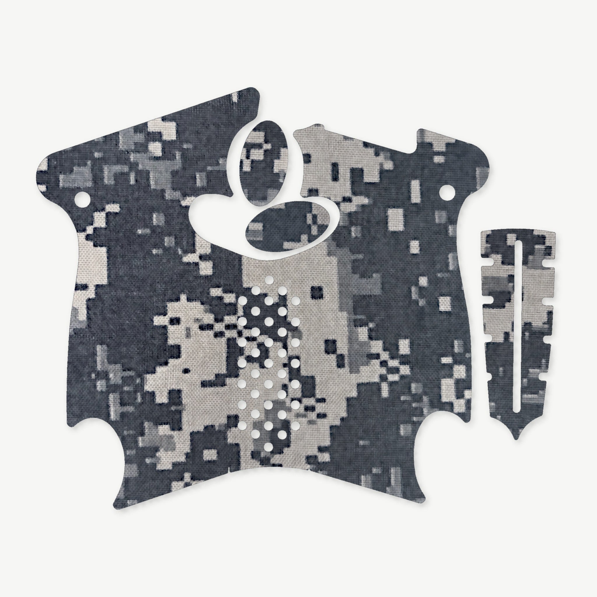 Grip Kit for Canik TP9 SA Mod.2 - die-cut Cordura 1000D kit pieces in ACU - Combat Textiles