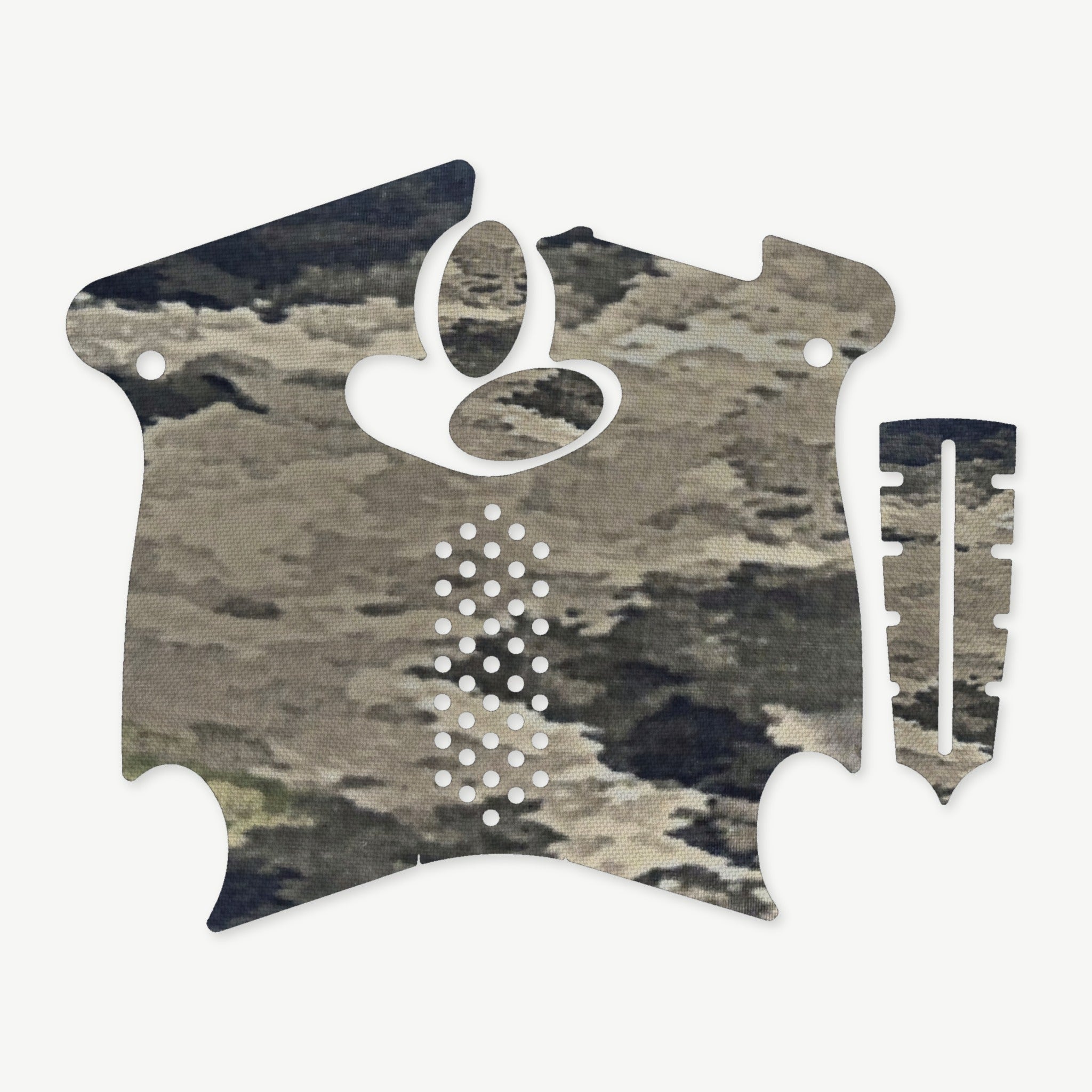 Grip Kit for Canik TP9 SA Mod.2 - die-cut Cordura 1000D kit pieces in A-TACS iX - Combat Textiles