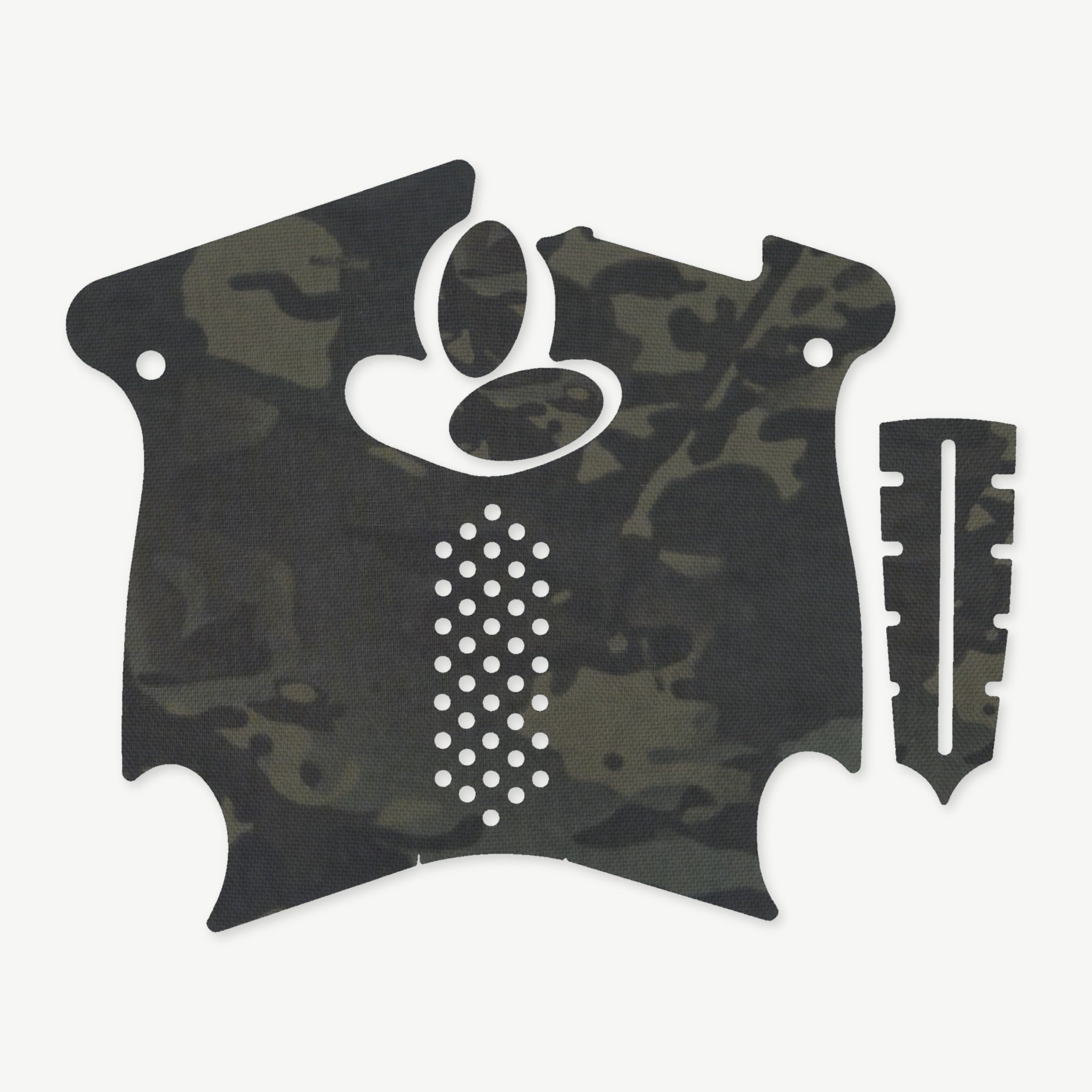 Grip Kit for Canik TP9 SA Mod.2 - die-cut Cordura 1000D kit pieces in MultiCam Black - Combat Textiles