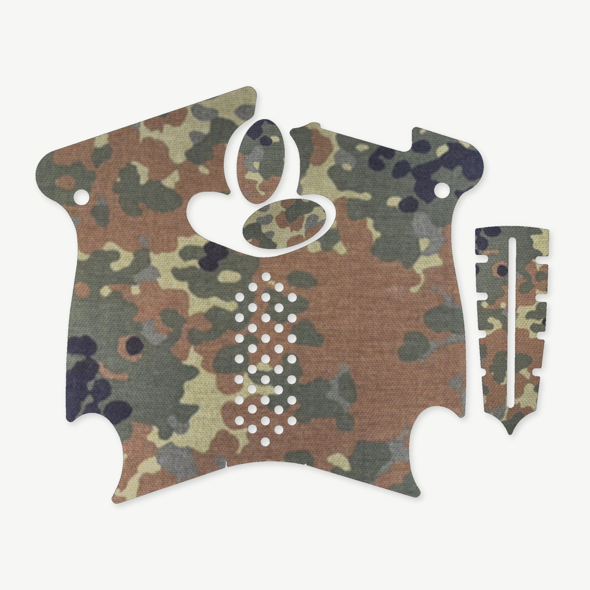 Grip Kit for Canik TP9 SA Mod.2 - die-cut Cordura 1000D kit pieces in Flecktarn - Combat Textiles