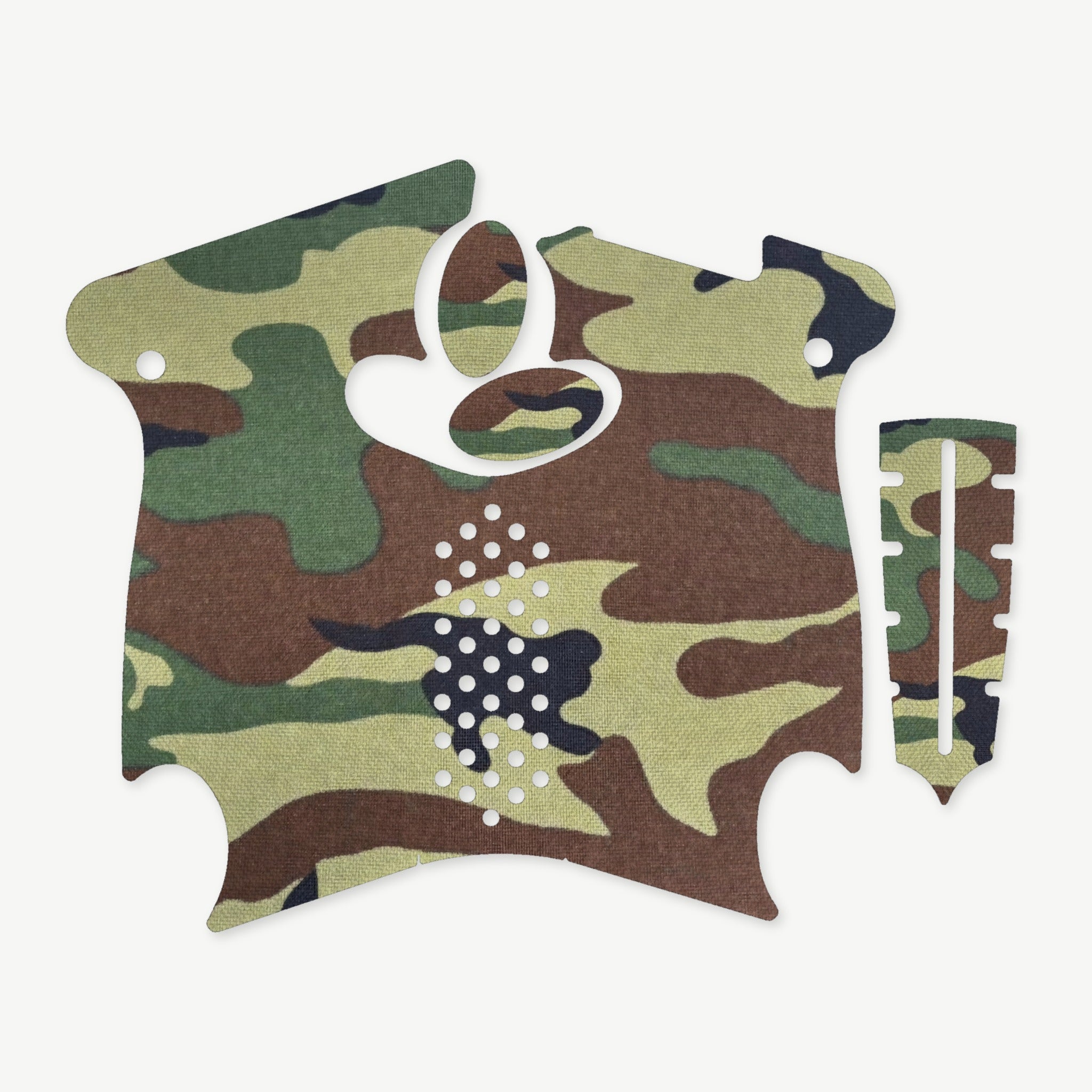 Grip Kit for Canik TP9 SA Mod.2 - die-cut Cordura 1000D kit pieces in M81 Woodland - Combat Textiles