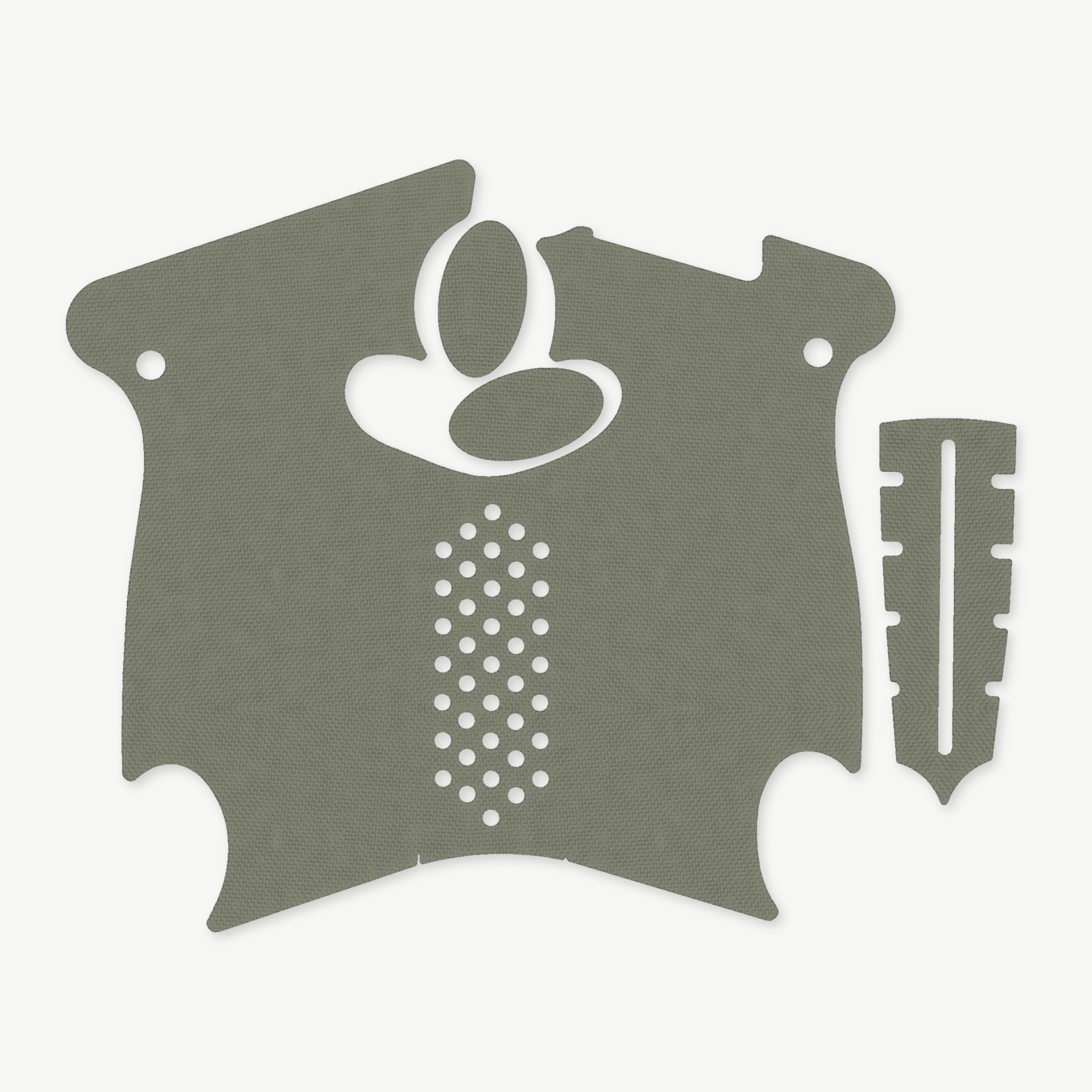 Grip Kit for Canik TP9 SA Mod.2 - die-cut Cordura 1000D kit pieces in OD Green - Combat Textiles