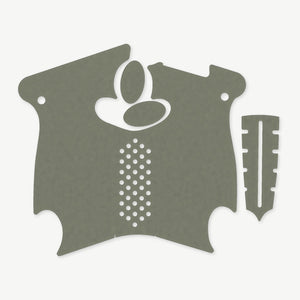 Grip Kit for Canik TP9 SA Mod.2 - die-cut Cordura 1000D kit pieces in OD Green - Combat Textiles