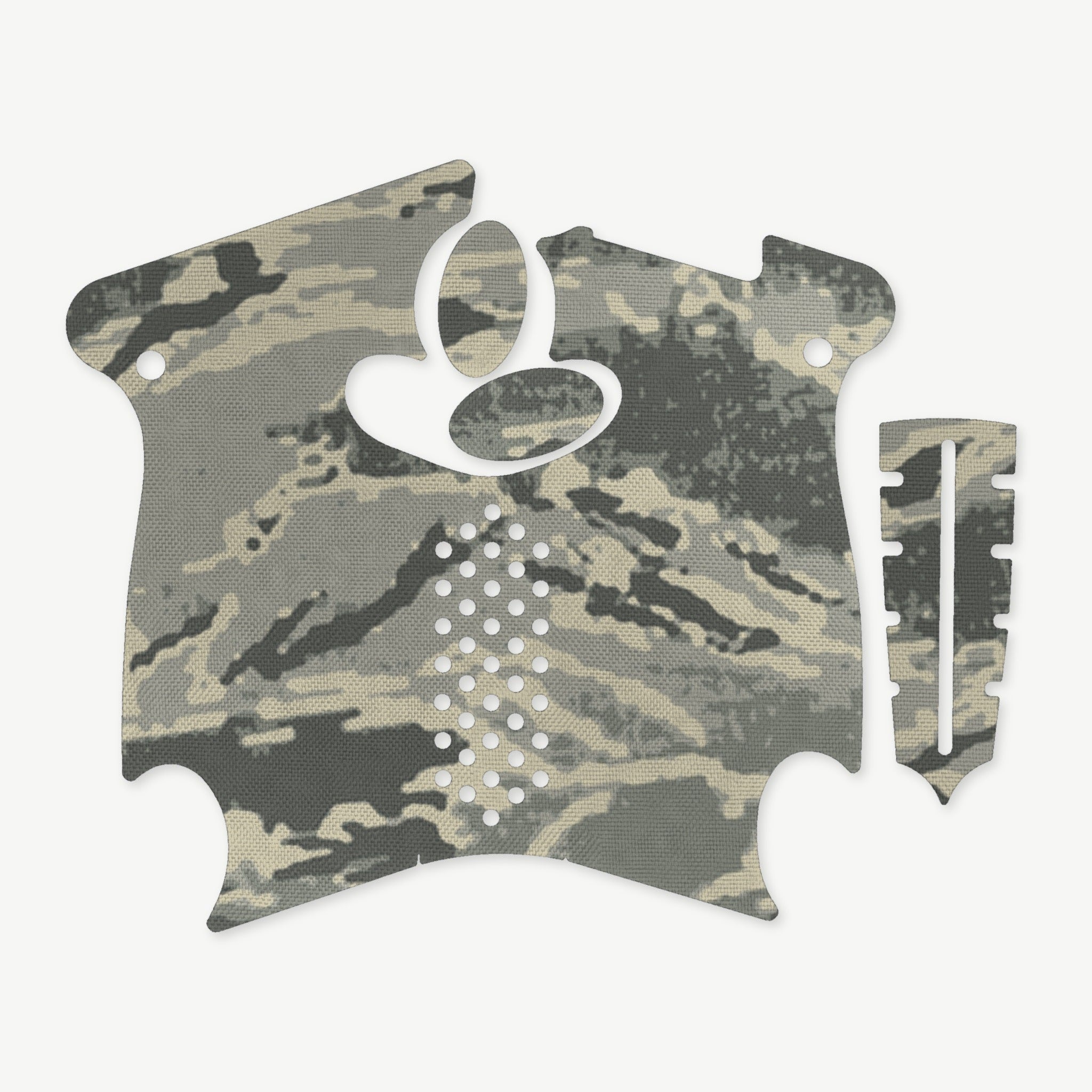 Grip Kit for Canik TP9 SA Mod.2 - die-cut Cordura 1000D kit pieces in Tiger Stripe (ABU) - Combat Textiles
