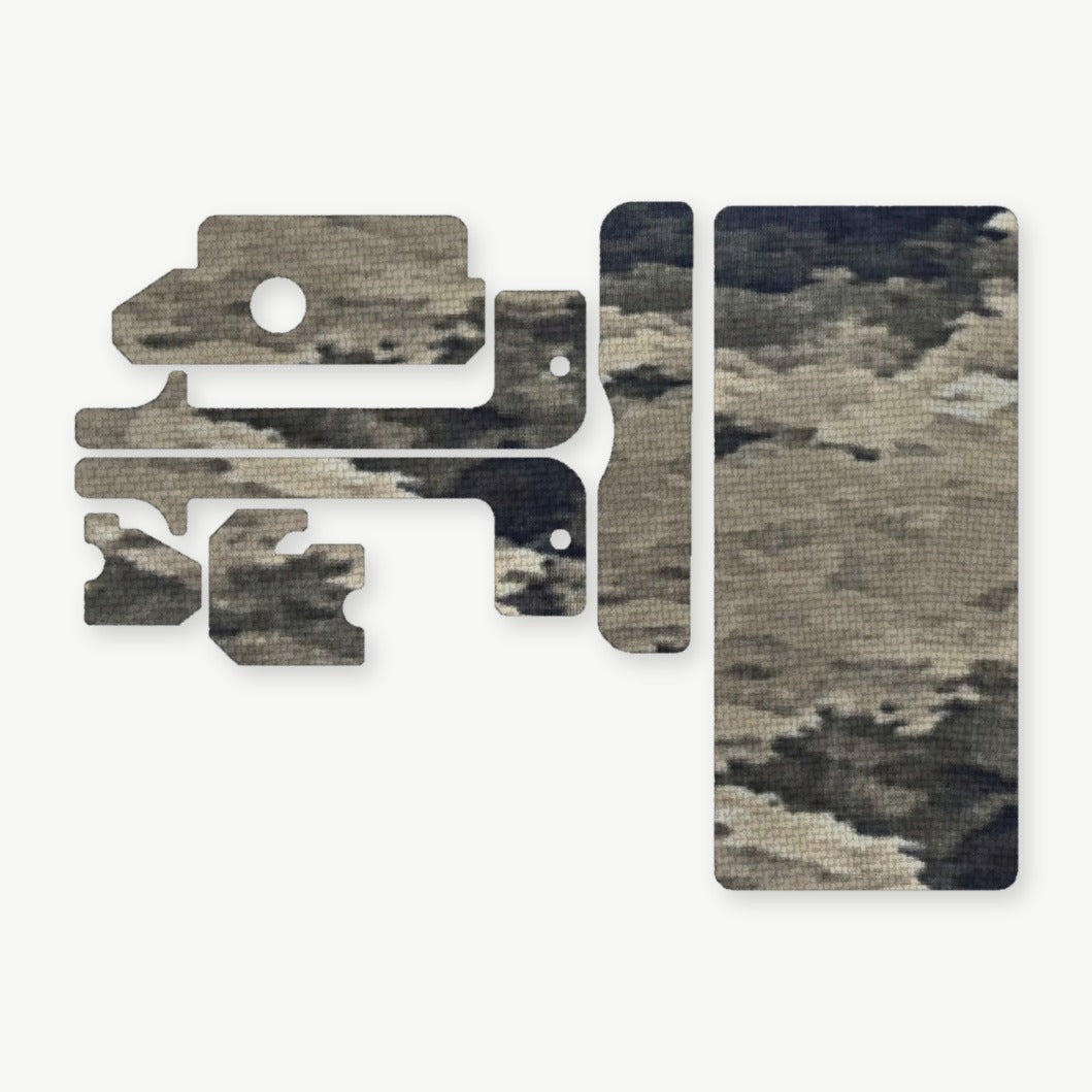 Light Wrap Kit for OLIGHT VALKYRIE PL-MINI 3 - die-cut Cordura 1000D kit pieces in A-TACS iX - Combat Textiles