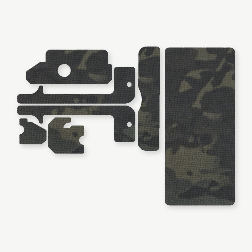 Light Wrap Kit for OLIGHT VALKYRIE PL-MINI 3 - die-cut Cordura 1000D kit pieces in MultiCam Black - Combat Textiles