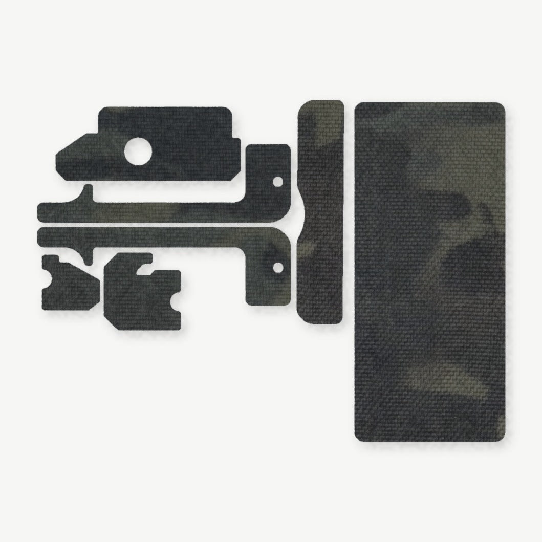 Light Wrap Kit for OLIGHT VALKYRIE PL-MINI 3 - die-cut Cordura 1000D kit pieces in MultiCam Black - Combat Textiles