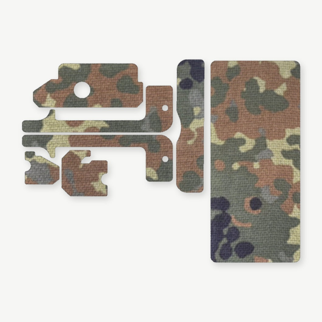 Light Wrap Kit for OLIGHT VALKYRIE PL-MINI 3 - die-cut Cordura 1000D kit pieces in Flecktarn - Combat Textiles